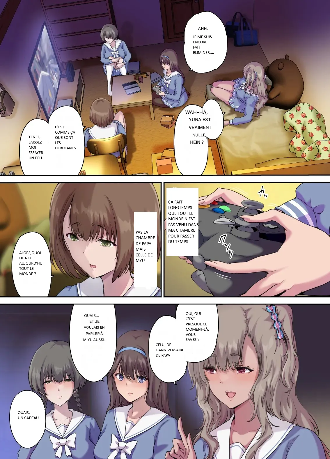 Papa no shinshitsu wa musume tomodachi no tamariba 4 이미지 번호 2