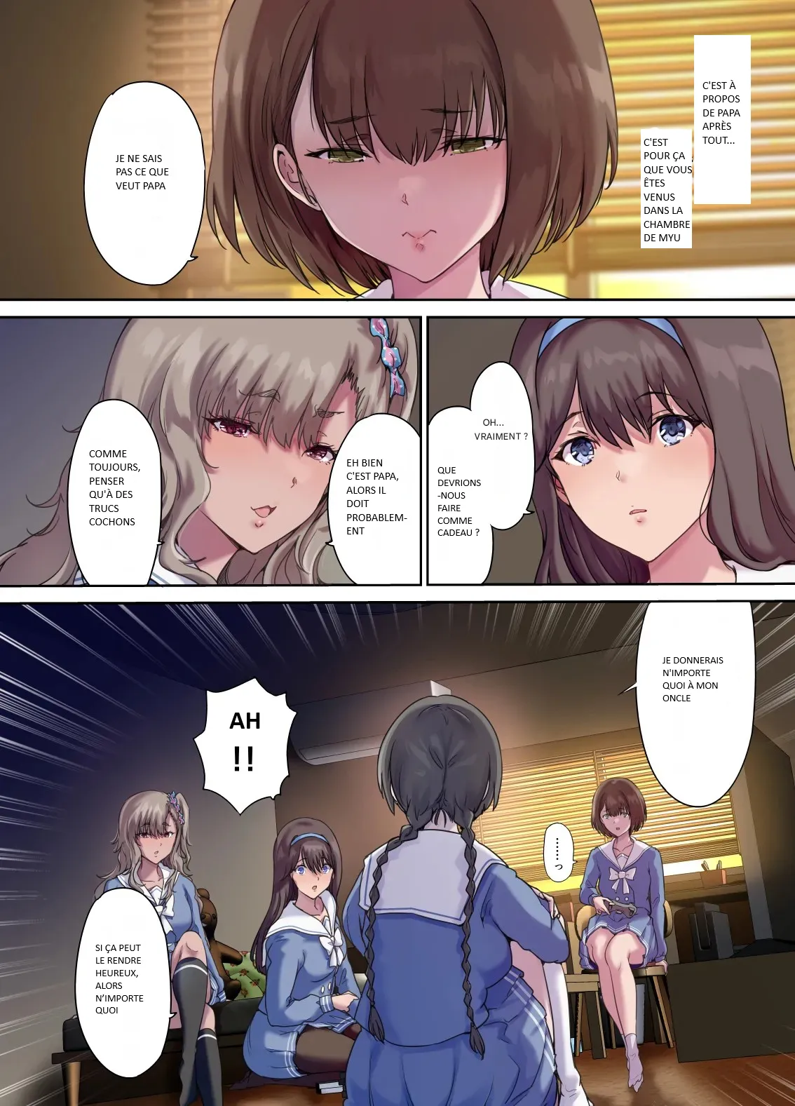 Papa no shinshitsu wa musume tomodachi no tamariba 4 이미지 번호 3