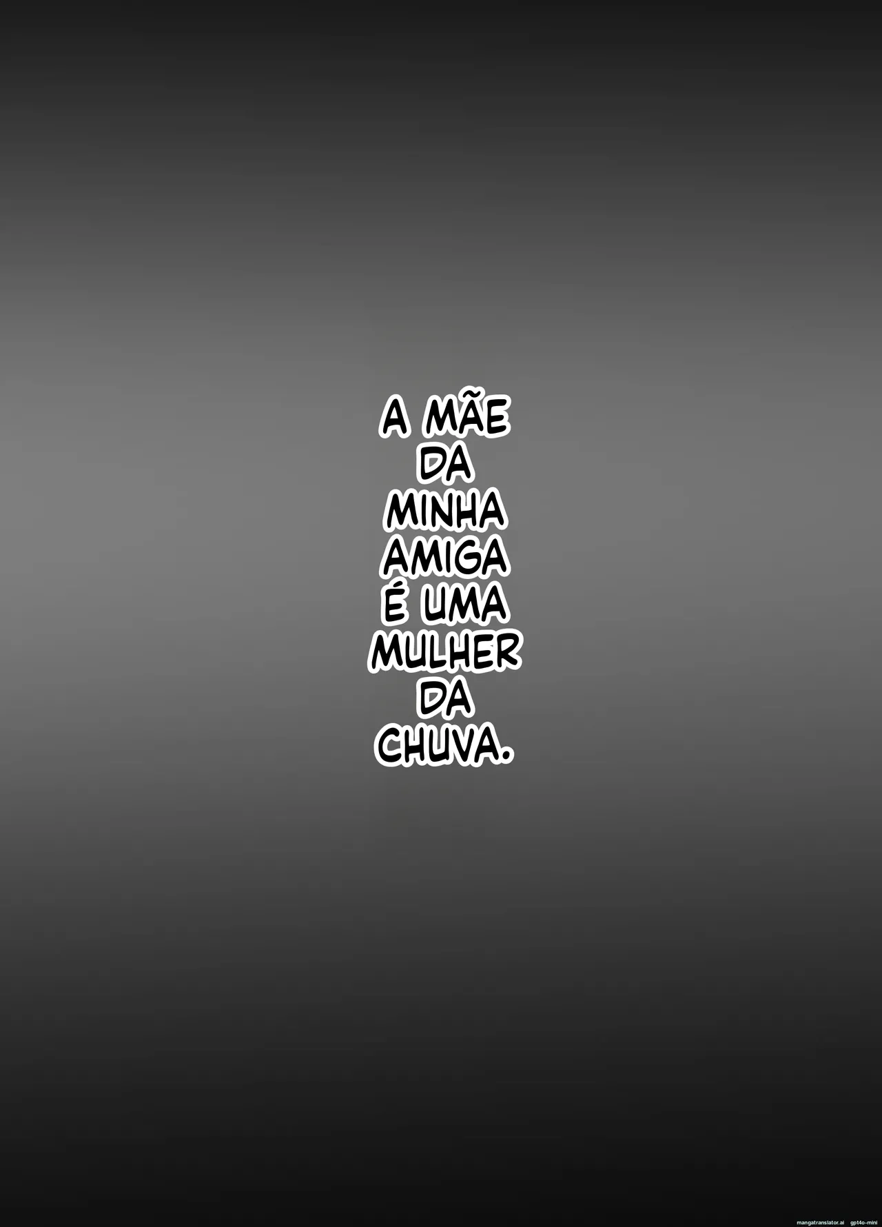 My friend's mother is a rain woman. изображение № 3