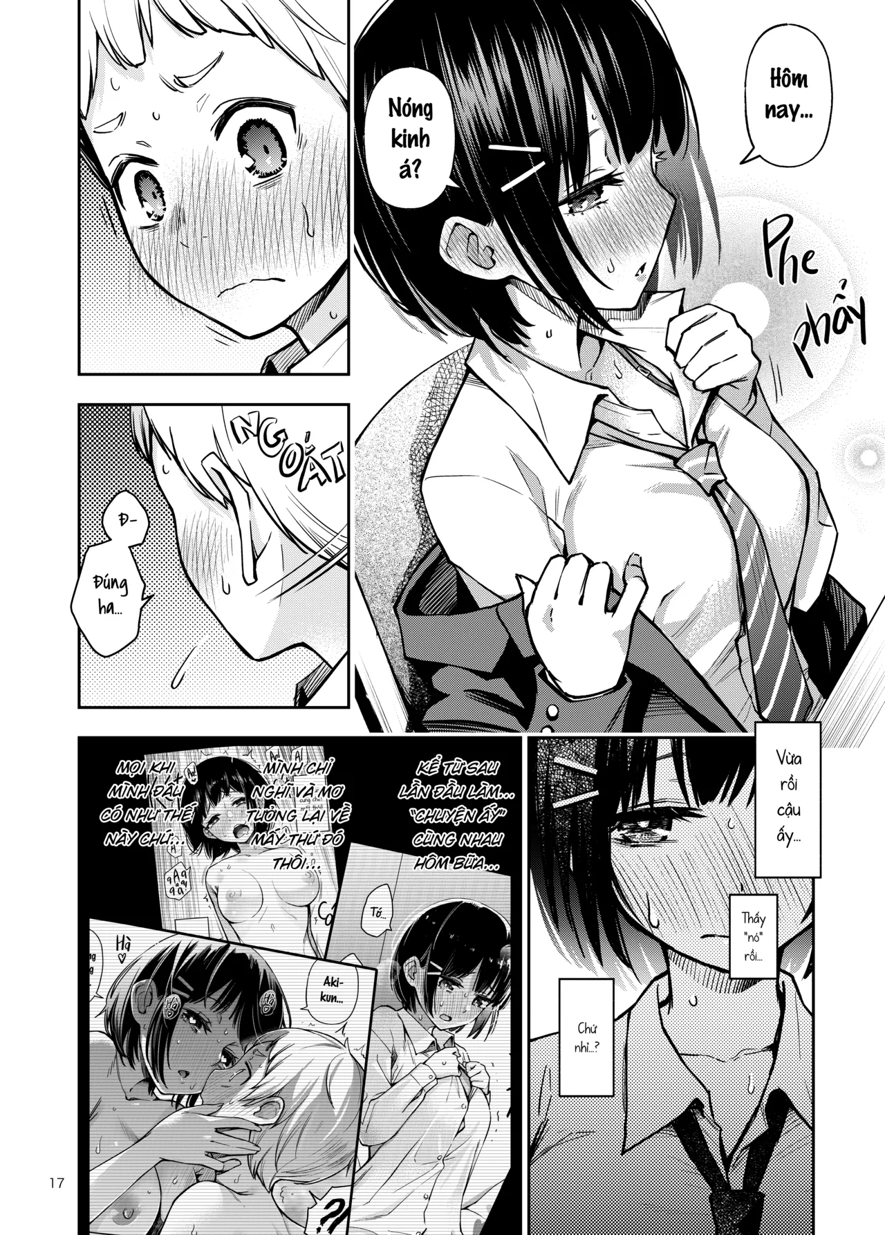 [Dojiro Books (Dojiro)] Shojo ga Doutei to no Hatsutaiken de Mezamechau Hanashi |  Cặp Đôi Trong Trắng Giờ Đã Được "Khai Sáng" Sau Khi Trao Nhau Lần Đầu #1 [Tiếng Việt][NaJung Translation] 画像番号 17