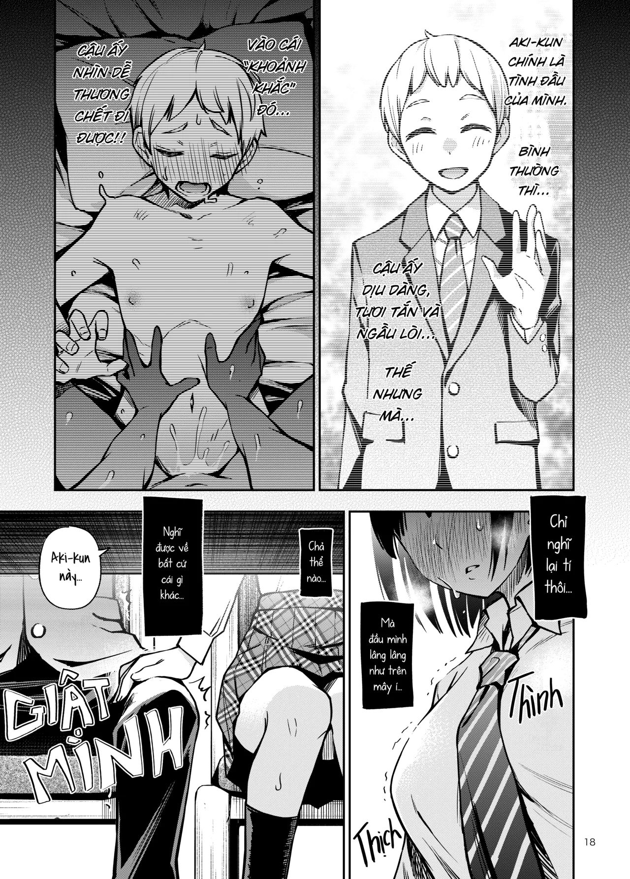 [Dojiro Books (Dojiro)] Shojo ga Doutei to no Hatsutaiken de Mezamechau Hanashi |  Cặp Đôi Trong Trắng Giờ Đã Được "Khai Sáng" Sau Khi Trao Nhau Lần Đầu #1 [Tiếng Việt][NaJung Translation] 画像番号 18