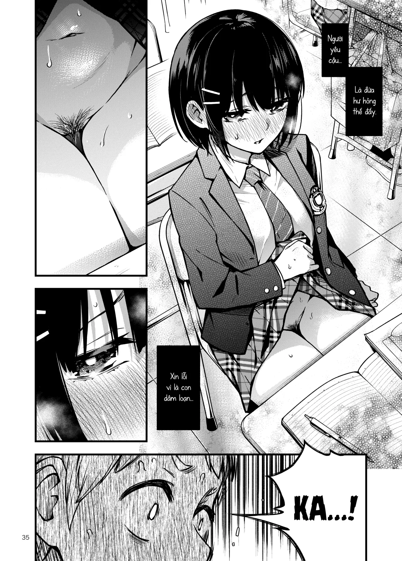 [Dojiro Books (Dojiro)] Shojo ga Doutei to no Hatsutaiken de Mezamechau Hanashi |  Cặp Đôi Trong Trắng Giờ Đã Được "Khai Sáng" Sau Khi Trao Nhau Lần Đầu #1 [Tiếng Việt][NaJung Translation] 画像番号 35