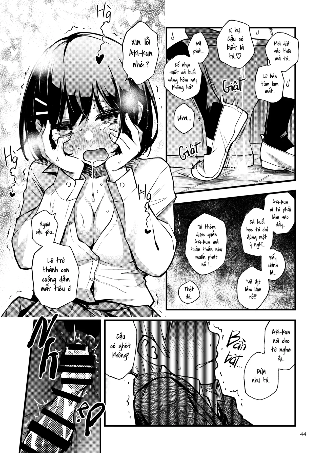 [Dojiro Books (Dojiro)] Shojo ga Doutei to no Hatsutaiken de Mezamechau Hanashi |  Cặp Đôi Trong Trắng Giờ Đã Được "Khai Sáng" Sau Khi Trao Nhau Lần Đầu #1 [Tiếng Việt][NaJung Translation] 画像番号 44