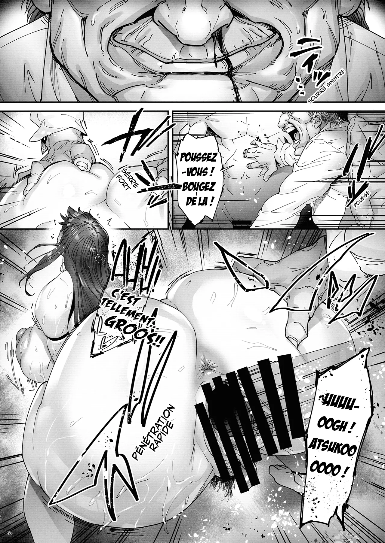 [Kocho Kocho Koukou (Bonten)] Nyuujoku no Ori ~Hitozuma Sousakan Atsuko~ Ni | Piégée et souillée Agent Atsuko, la détective mariée 2 [French] [Minous Secrets] [Digital] Bildnummer 35