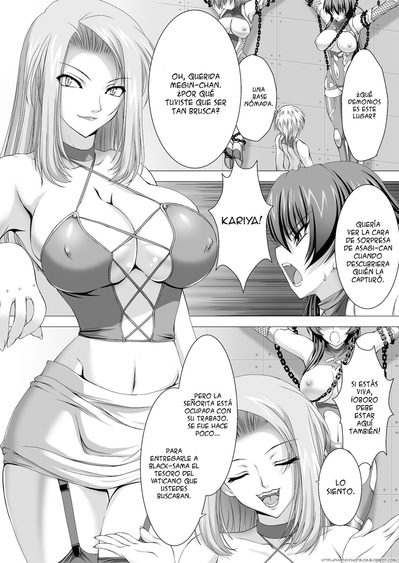 Taimanin Asagi Chigyaku no Ankoku Yuugi (CAP 2_UNC_SUB-ESP) 图片编号 7