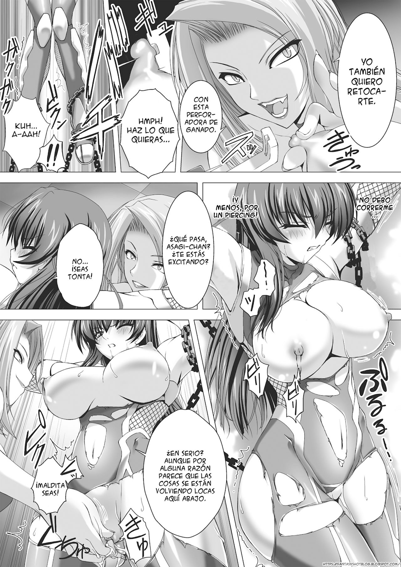 Taimanin Asagi Chigyaku no Ankoku Yuugi (CAP 2_UNC_SUB-ESP) 图片编号 9