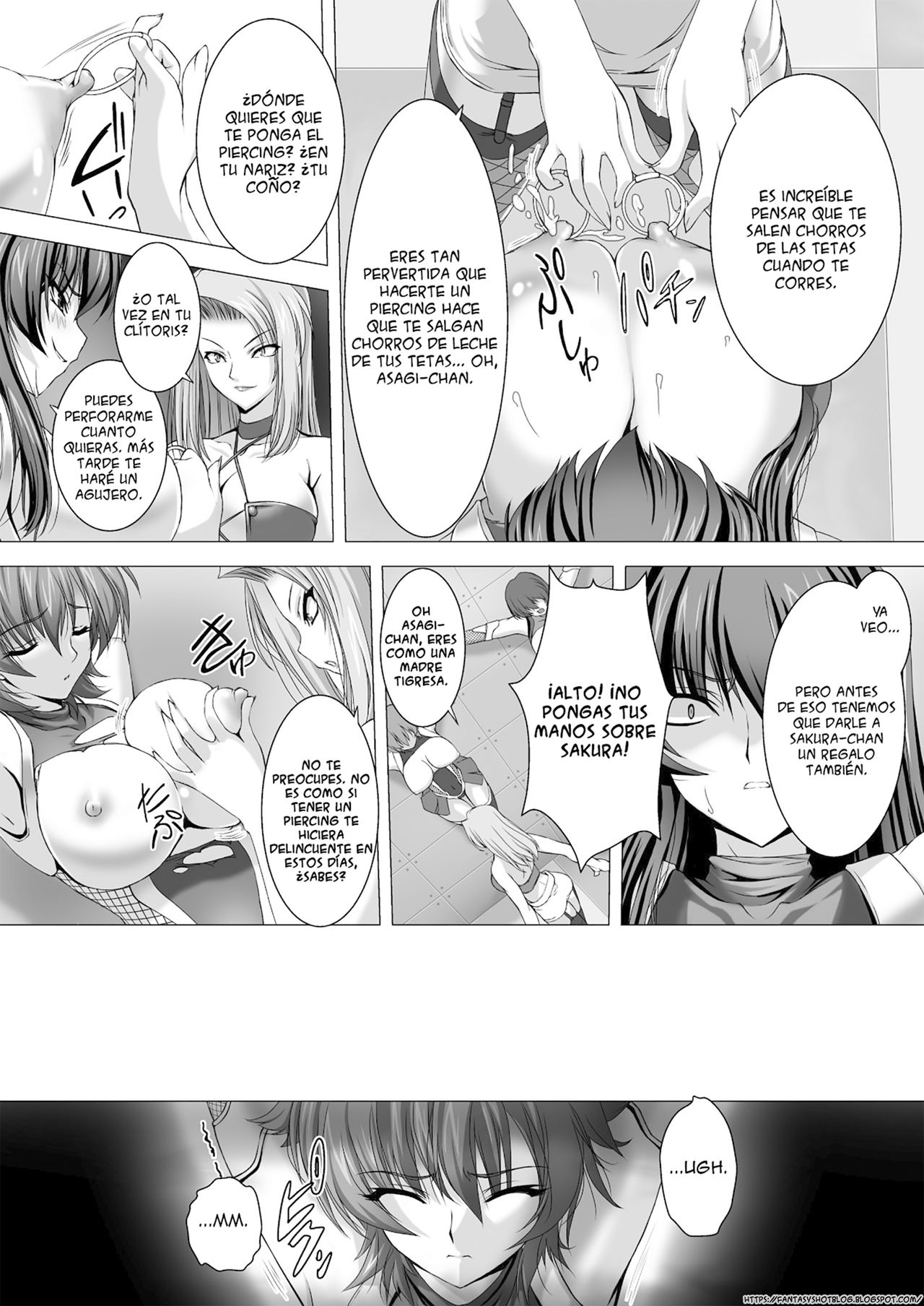 Taimanin Asagi Chigyaku no Ankoku Yuugi (CAP 2_UNC_SUB-ESP) 图片编号 11