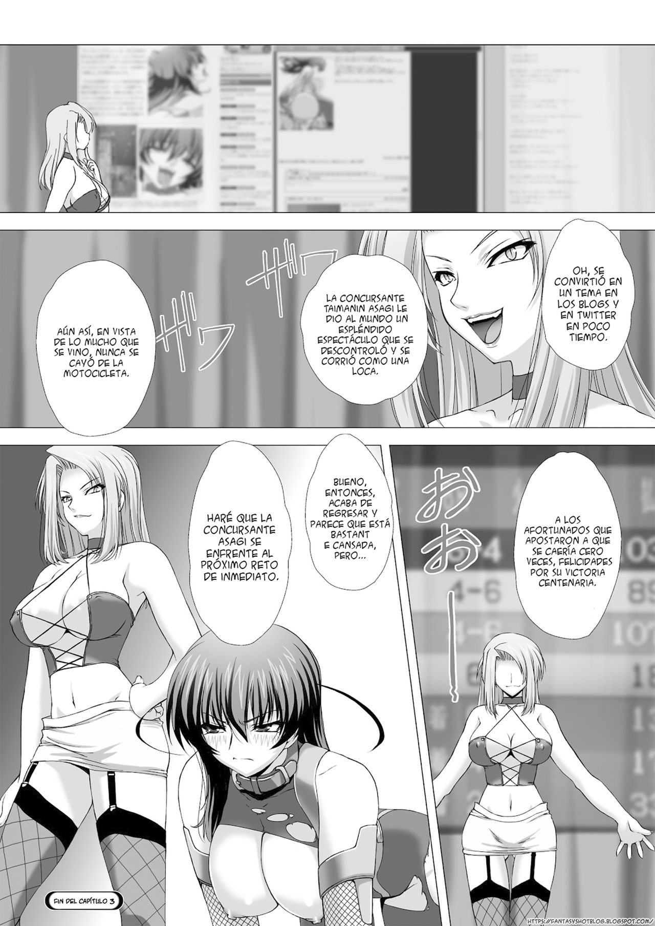 Taimanin Asagi Chigyaku no Ankoku Yuugi (CAP 3_UNC_SUB-ESP) image number 22