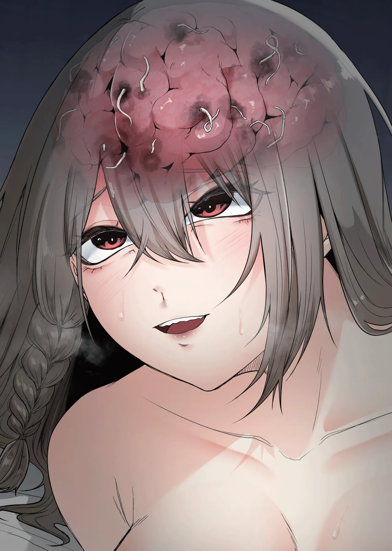 [TeruTeruGirl (Amano Teru)] Noushoku Tan -Kisei Suru Shiroki Mushi- | 뇌식담 ~기생하는 하얀 벌레~ [Korean] 2eme image