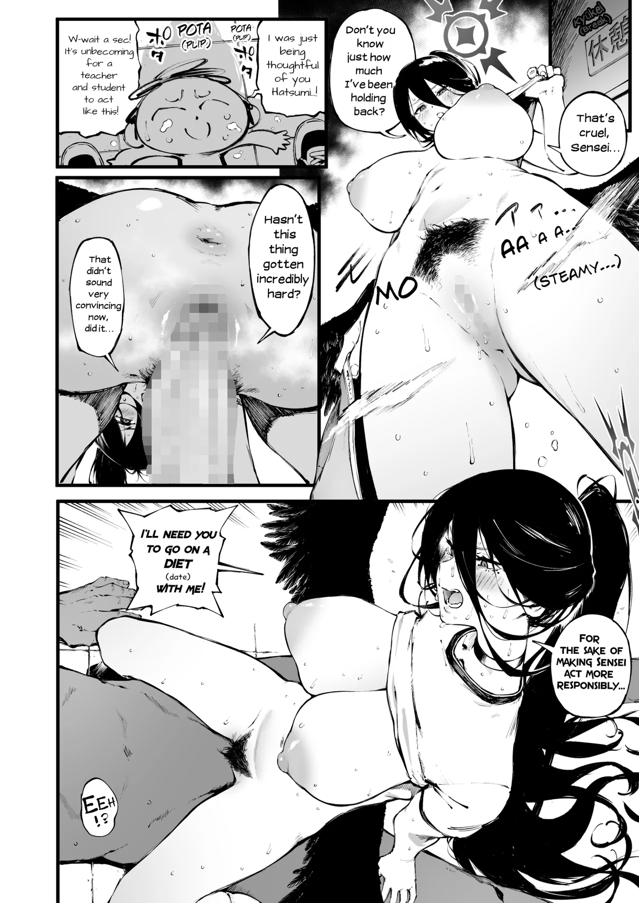 [Suruga Kreuz] Hatsumi's Diet | ダイエットハスミ (Blue Archive) [English] numero di immagine  3