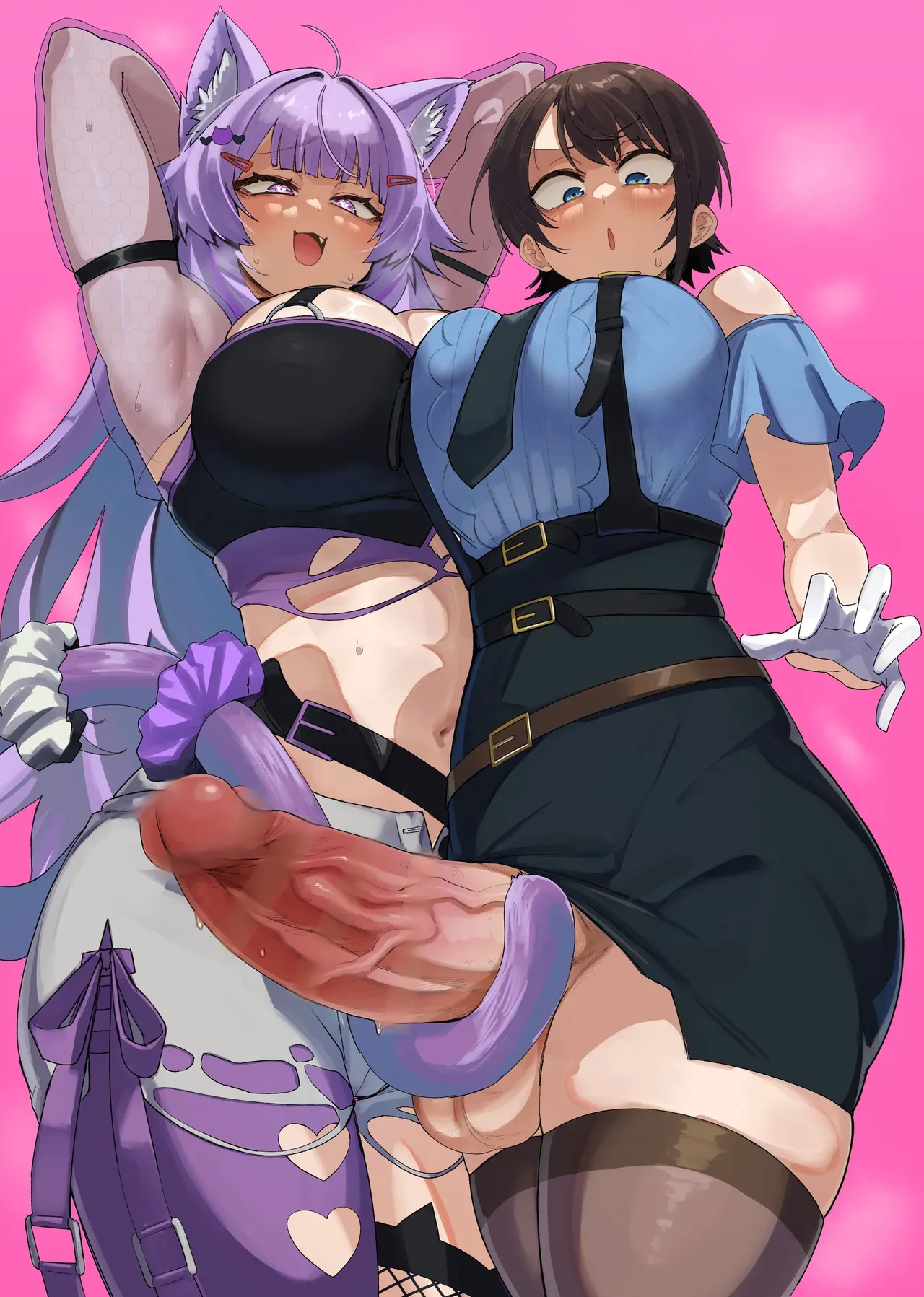 [UU-ZONE (NUEZOU)] SOFS (Oozora Subaru, Nekomata Okayu) [Digital] [English] [Aishi21] [Decensored] Bildnummer 39