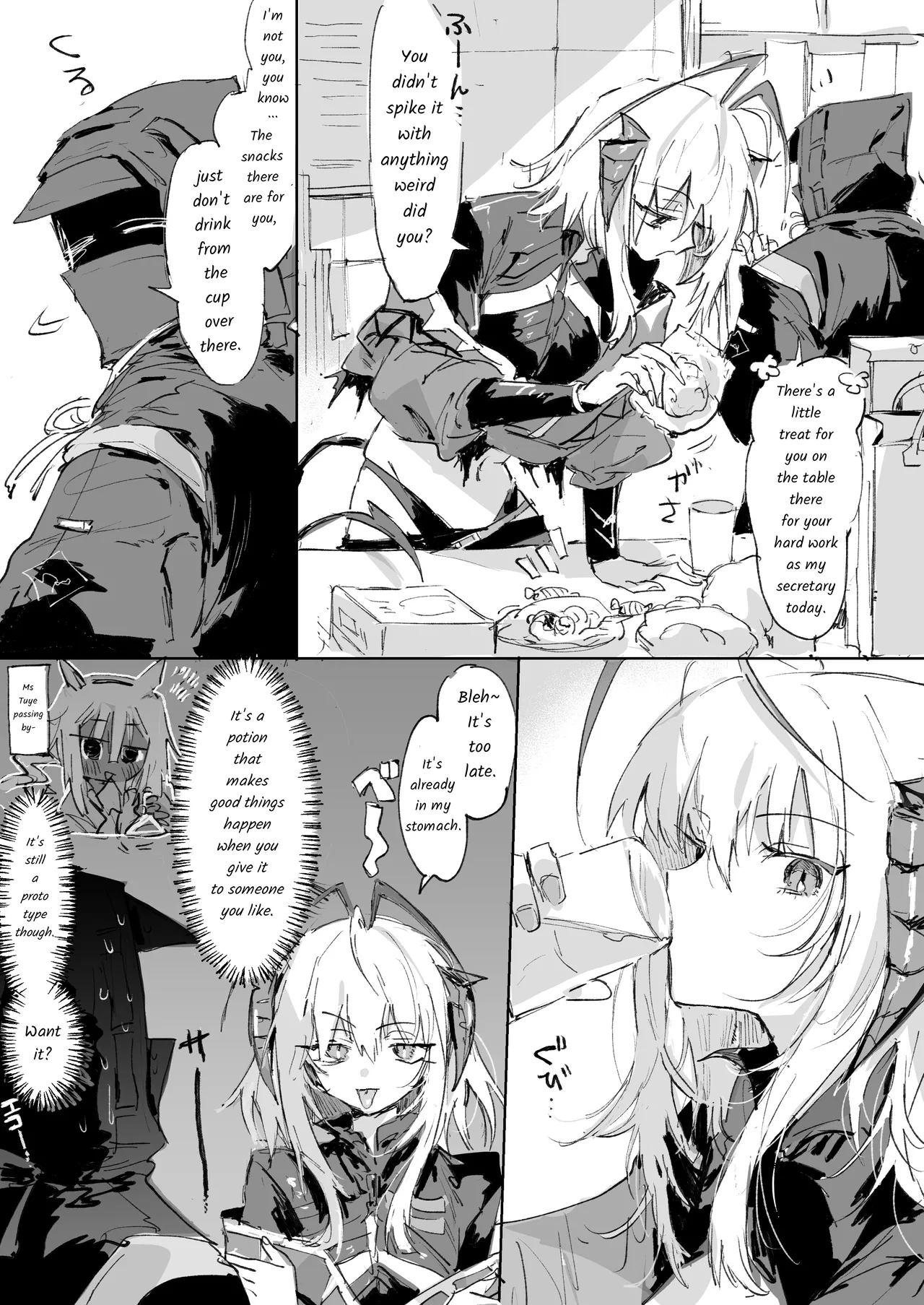 [Rapisu] Wiš'adel & the Doctor (Arknights) [English] [RagsSgar_Translations] imagen número 1