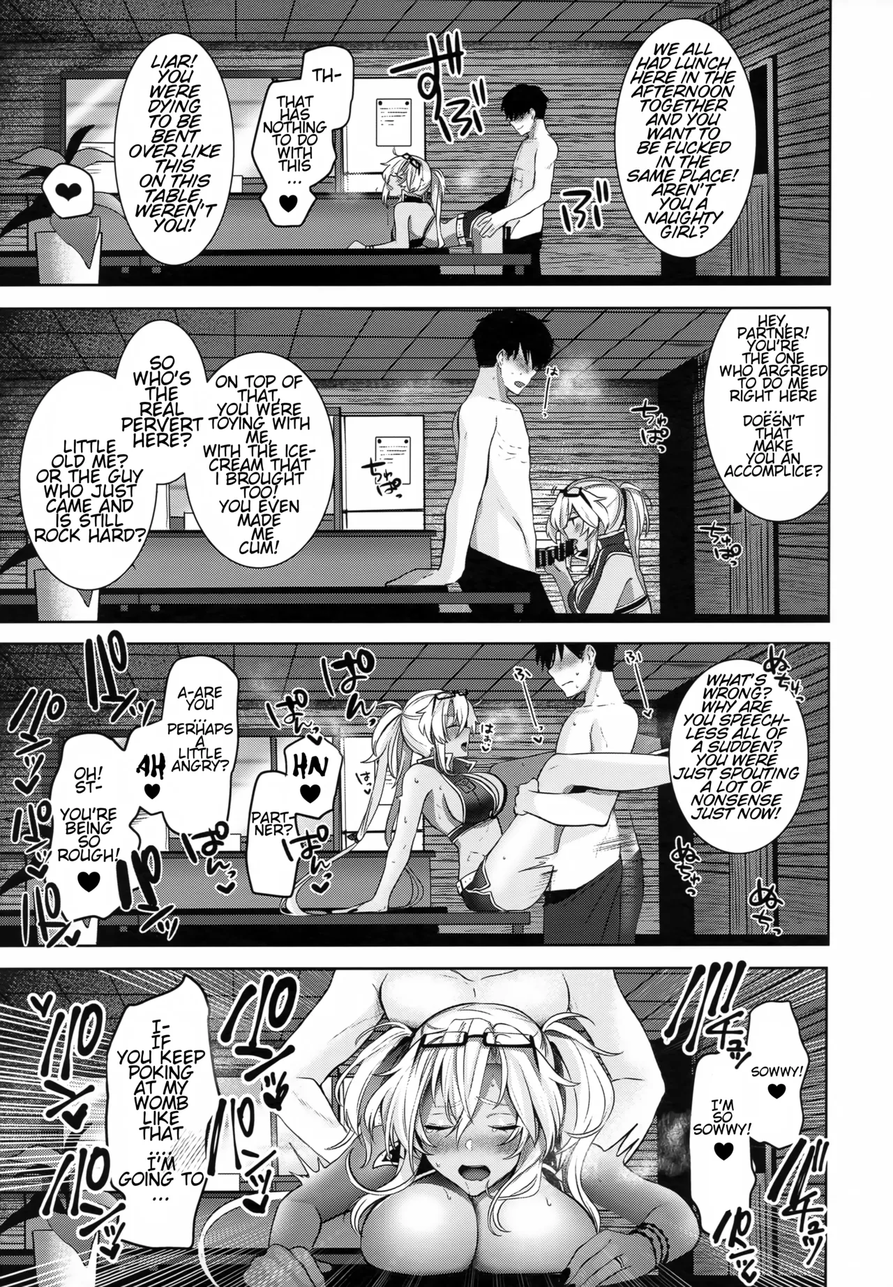 (C99) [Marosaan (Yunamaro)] Musashi-san no Yoru Jijou Yoi no Umi to Himegoto-hen | Musashi-san's Night Time Proclivities: The Secret of The Twilight Sea (Kantai Collection -KanColle-)[English] [CT Scans] Bildnummer 38