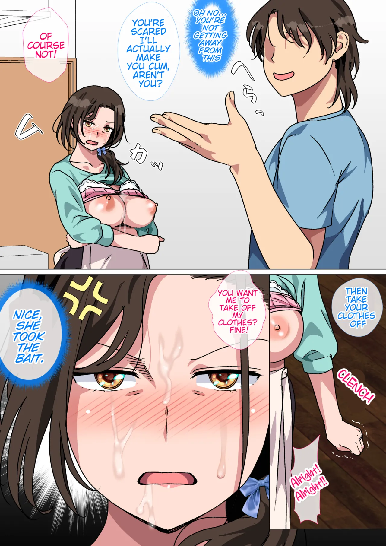 [Circle Spice] Haha ga Ecchi na Chouhatsu Shite Kita node Gaman Dekizu ni Hangeki Shimashita. | My mom started teasing me in a sexy way, so I couldn't help but fight back. [English] [WaterKujo] 图片编号 32