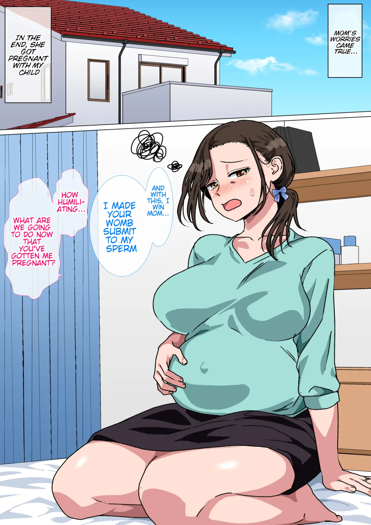 [Circle Spice] Haha ga Ecchi na Chouhatsu Shite Kita node Gaman Dekizu ni Hangeki Shimashita. | My mom started teasing me in a sexy way, so I couldn't help but fight back. [English] [WaterKujo] 图片编号 64