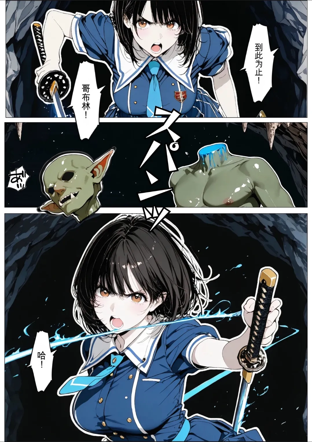 [AI_MAKER] 國立彩舞来学園 第05話 (オリジナル) [AI Generated][AI 翻译] 50eme image