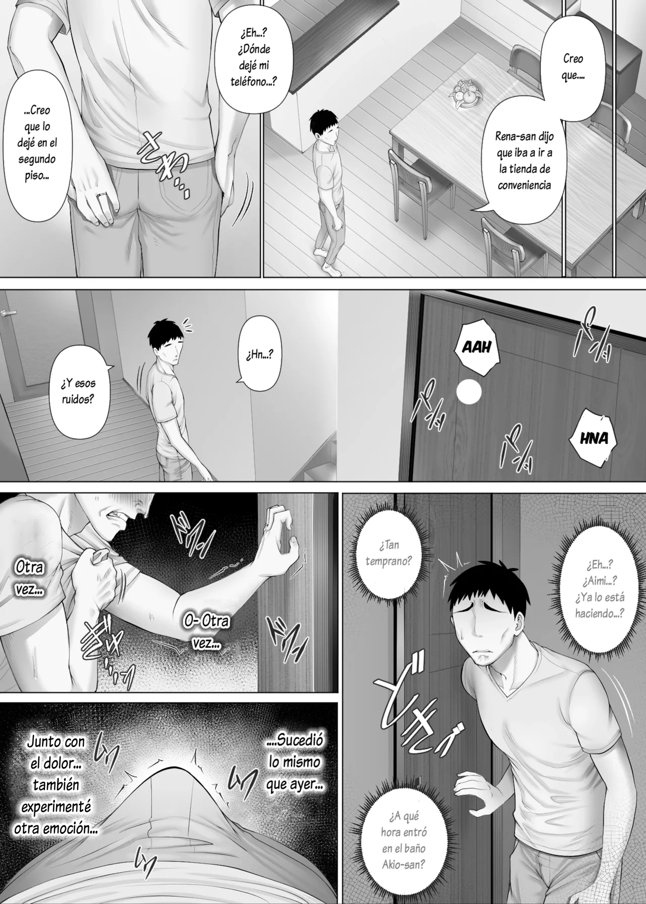 [Mitsumitsu Niku (Hikitogu)] LeveChi na Swapping 3 ~Honrosareru Fuufu Hen (Spanish] [Lovely Diablesse Scan] 图片编号 12