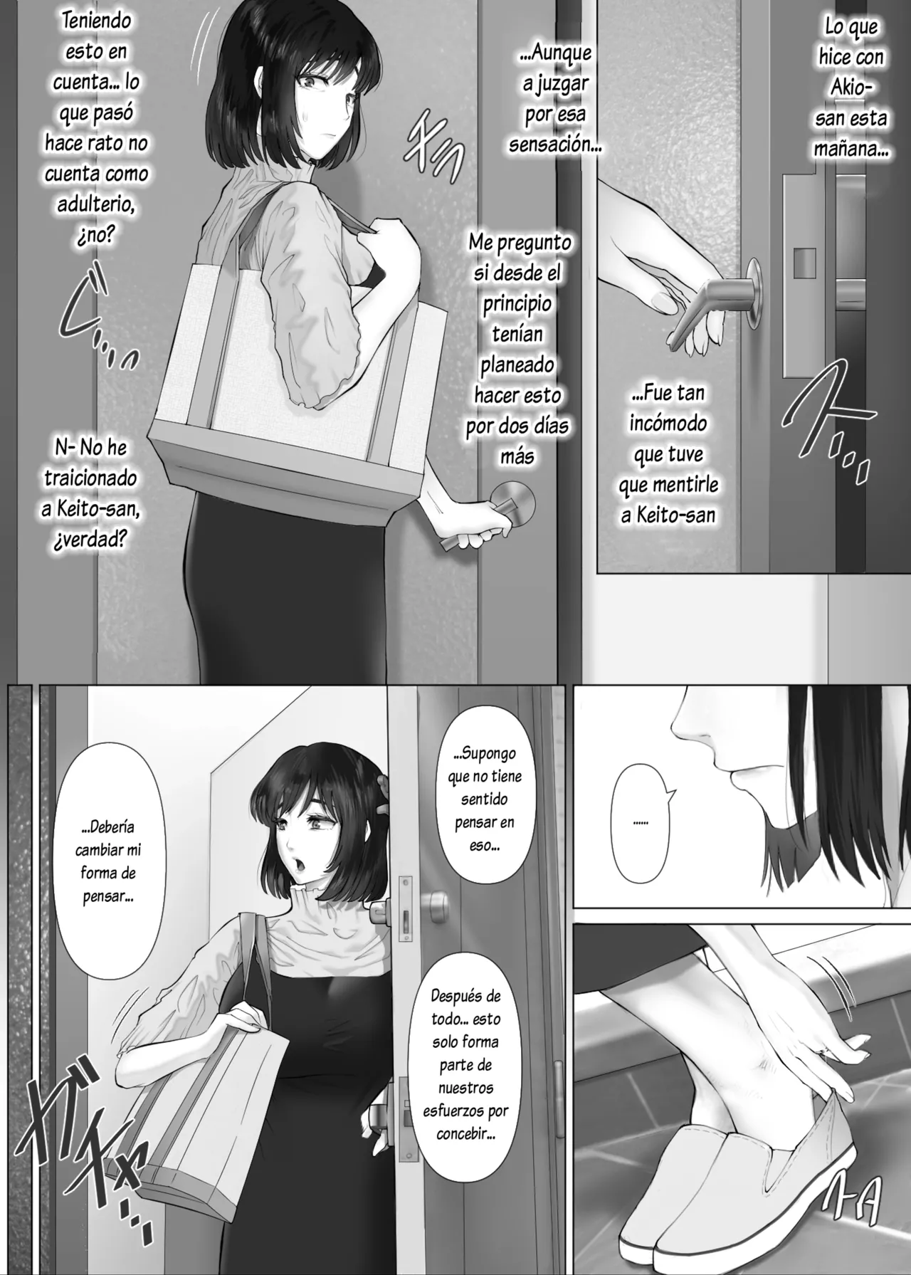 [Mitsumitsu Niku (Hikitogu)] LeveChi na Swapping 3 ~Honrosareru Fuufu Hen (Spanish] [Lovely Diablesse Scan] 图片编号 24