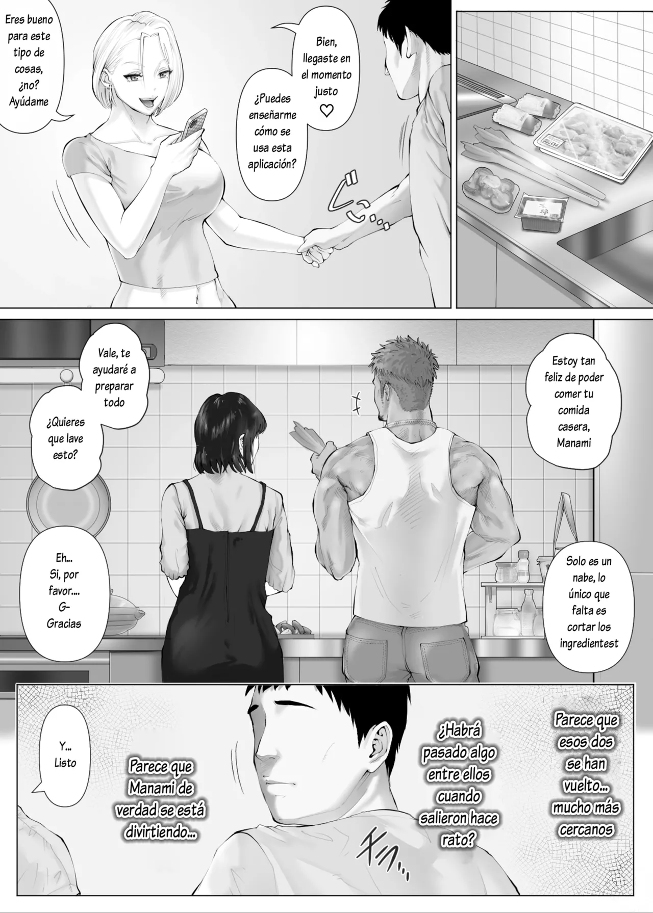 [Mitsumitsu Niku (Hikitogu)] LeveChi na Swapping 3 ~Honrosareru Fuufu Hen (Spanish] [Lovely Diablesse Scan] 图片编号 29