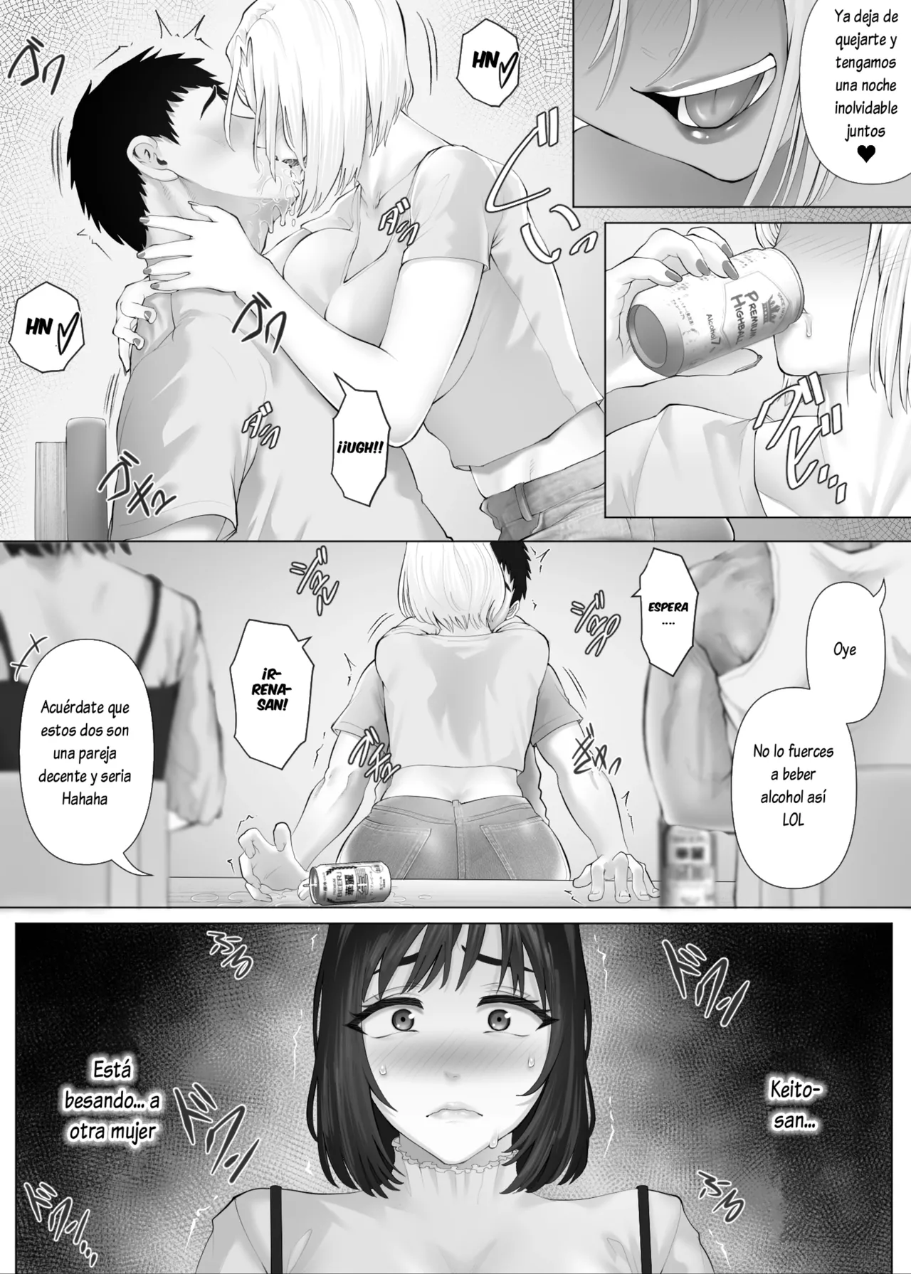 [Mitsumitsu Niku (Hikitogu)] LeveChi na Swapping 3 ~Honrosareru Fuufu Hen (Spanish] [Lovely Diablesse Scan] 图片编号 37