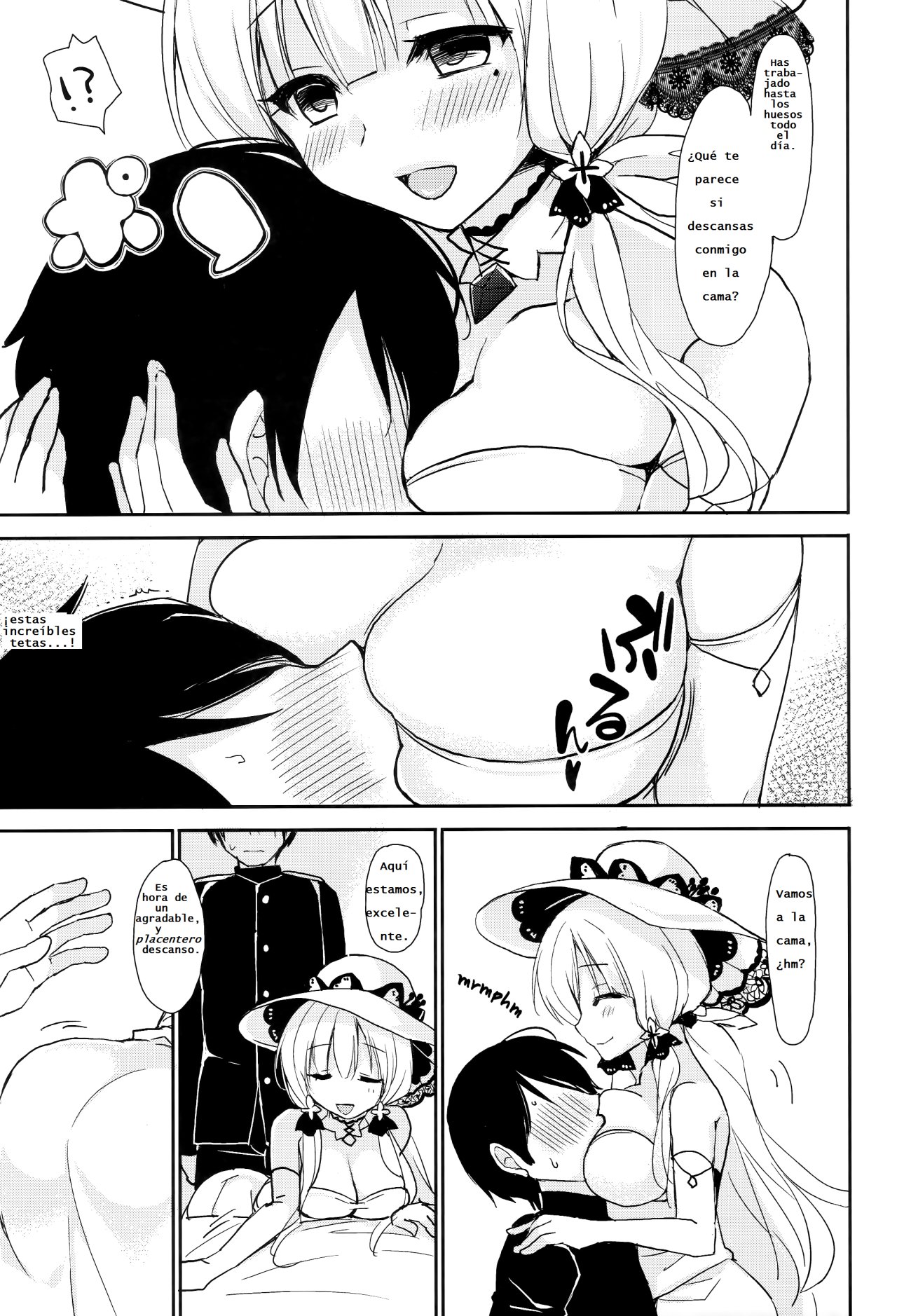 (C93) [PigPanPan (Ikura Nagisa)] Junai Illustrious | Pure Love Illustrious (Azur Lane)  [Spanish] [Gonard VRZ] numero di immagine  4