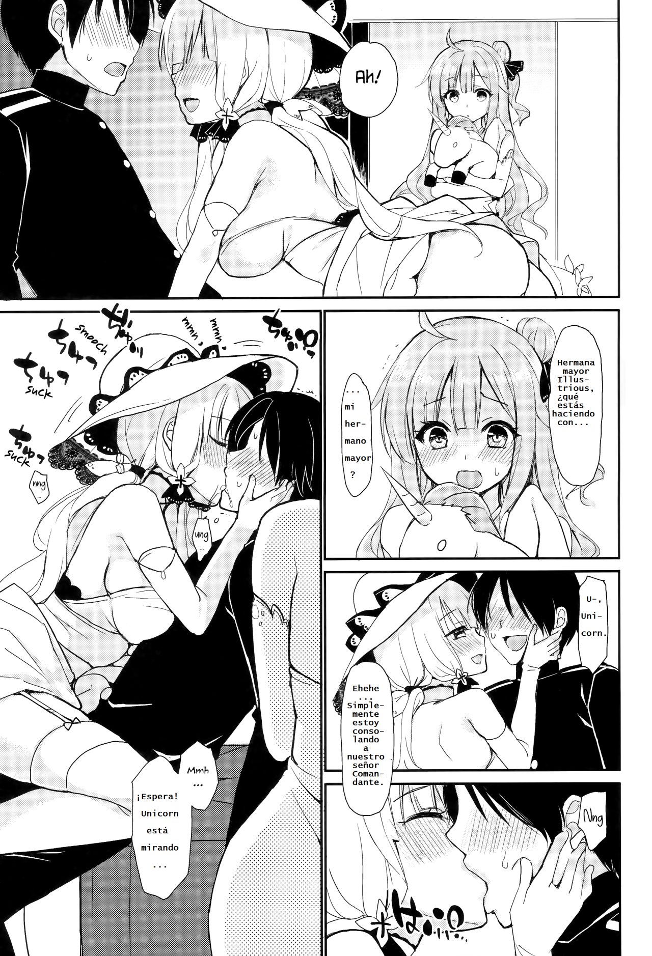 (C93) [PigPanPan (Ikura Nagisa)] Junai Illustrious | Pure Love Illustrious (Azur Lane)  [Spanish] [Gonard VRZ] numero di immagine  16