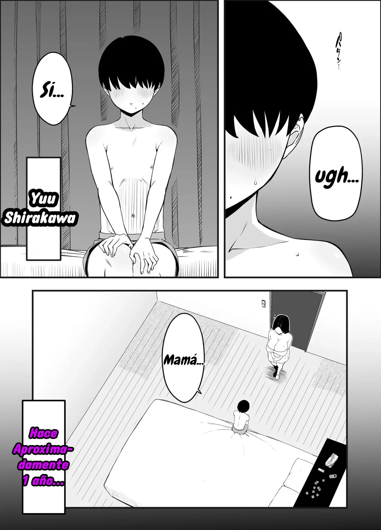 [Senaka] Musuko no Okagede, SEX ga Daisuki ni Naremashita 1｜Gracias a mi Hijo he Aprendido a Amar el Sexo Capítulo 1 [Spanish] [Wolfban] Bildnummer 3