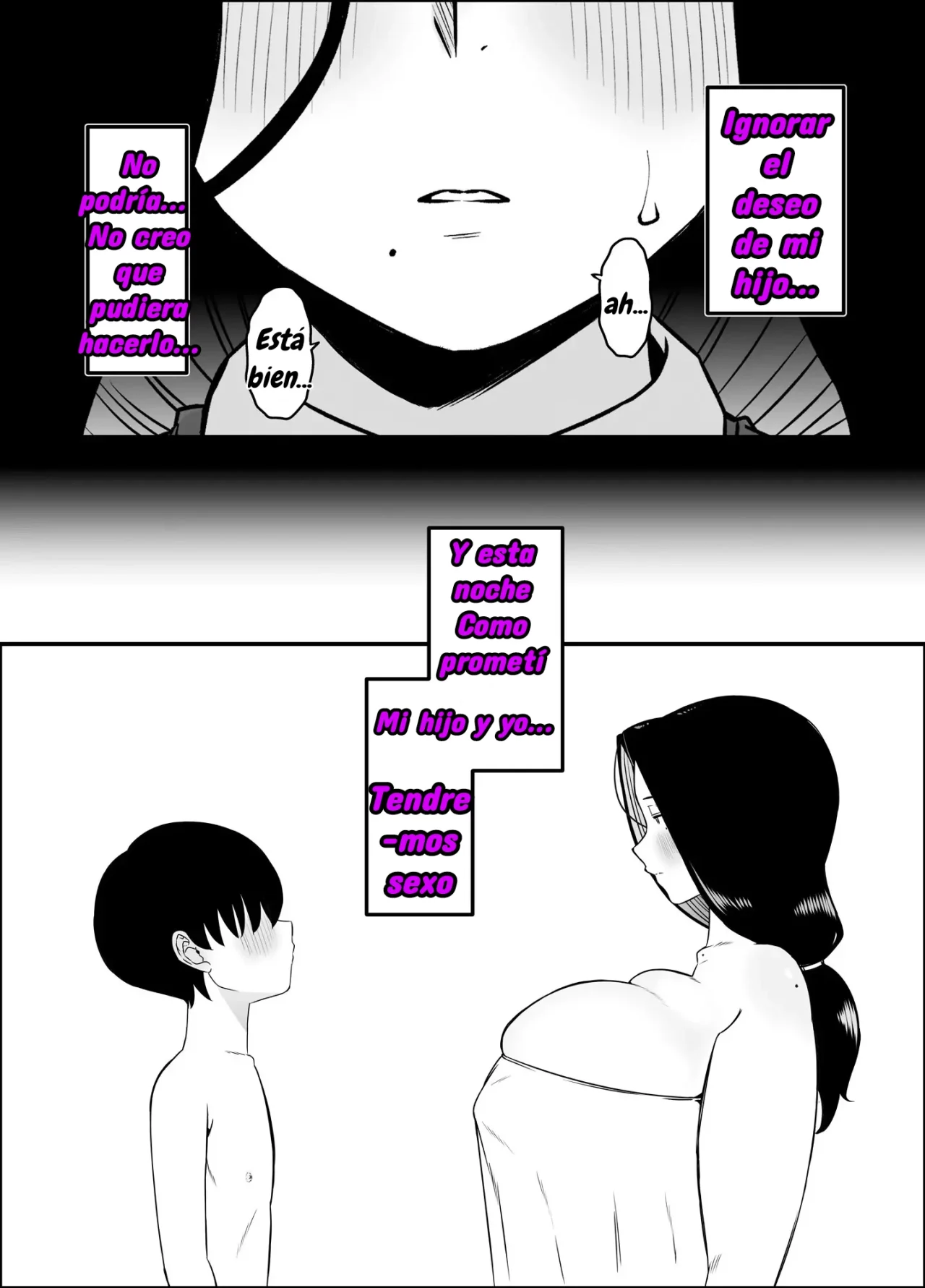 [Senaka] Musuko no Okagede, SEX ga Daisuki ni Naremashita 1｜Gracias a mi Hijo he Aprendido a Amar el Sexo Capítulo 1 [Spanish] [Wolfban] Bildnummer 7