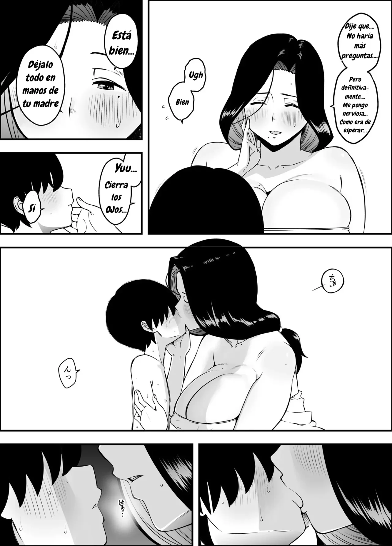 [Senaka] Musuko no Okagede, SEX ga Daisuki ni Naremashita 1｜Gracias a mi Hijo he Aprendido a Amar el Sexo Capítulo 1 [Spanish] [Wolfban] Bildnummer 10