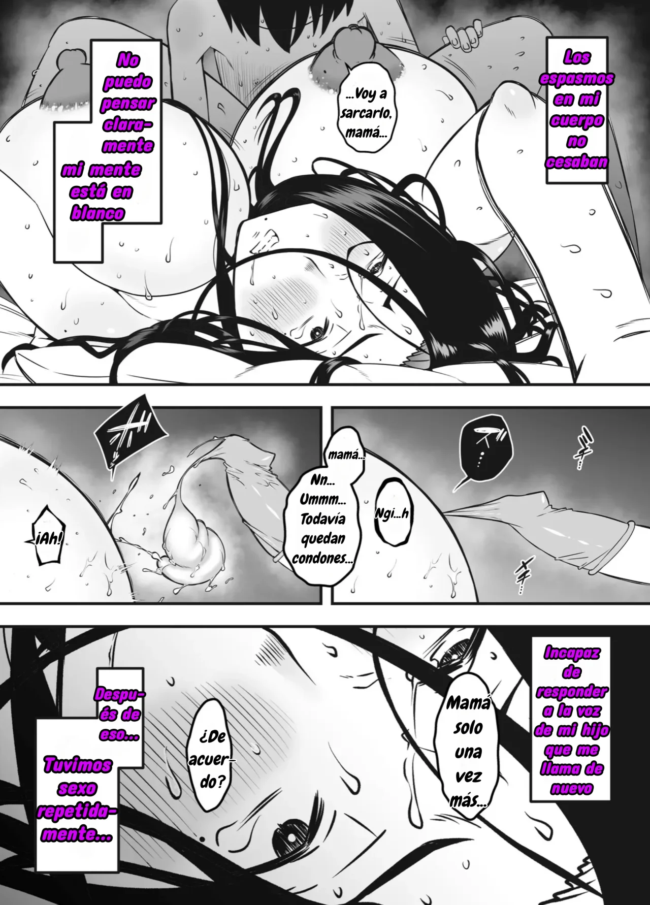 [Senaka] Musuko no Okagede, SEX ga Daisuki ni Naremashita 1｜Gracias a mi Hijo he Aprendido a Amar el Sexo Capítulo 1 [Spanish] [Wolfban] Bildnummer 41