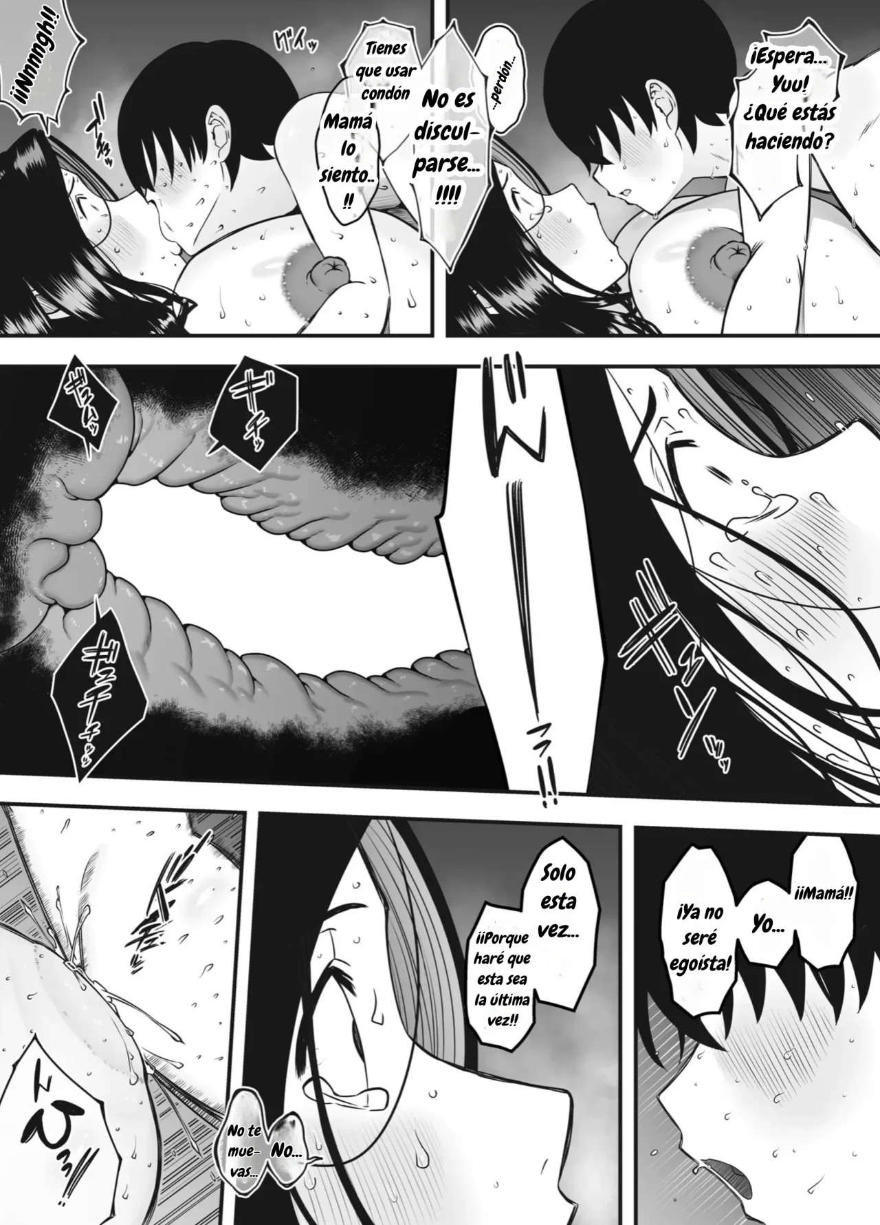 [Senaka] Musuko no Okagede, SEX ga Daisuki ni Naremashita 1｜Gracias a mi Hijo he Aprendido a Amar el Sexo Capítulo 1 [Spanish] [Wolfban] Bildnummer 46