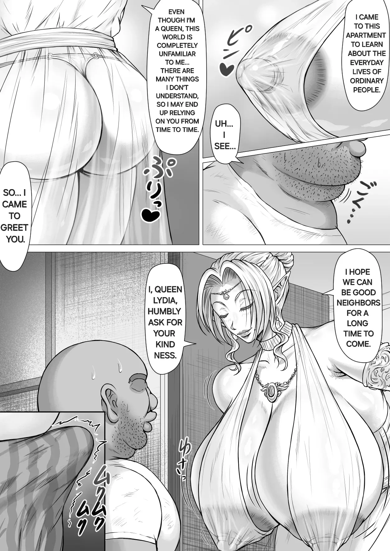[Panya no Enzo] Tonari ni Koshite Kita Muchimuchi Elf no Oba-san | The naive, curvy elf lady who just moved in next door! [English] [Alyssaquenn] Bildnummer 5