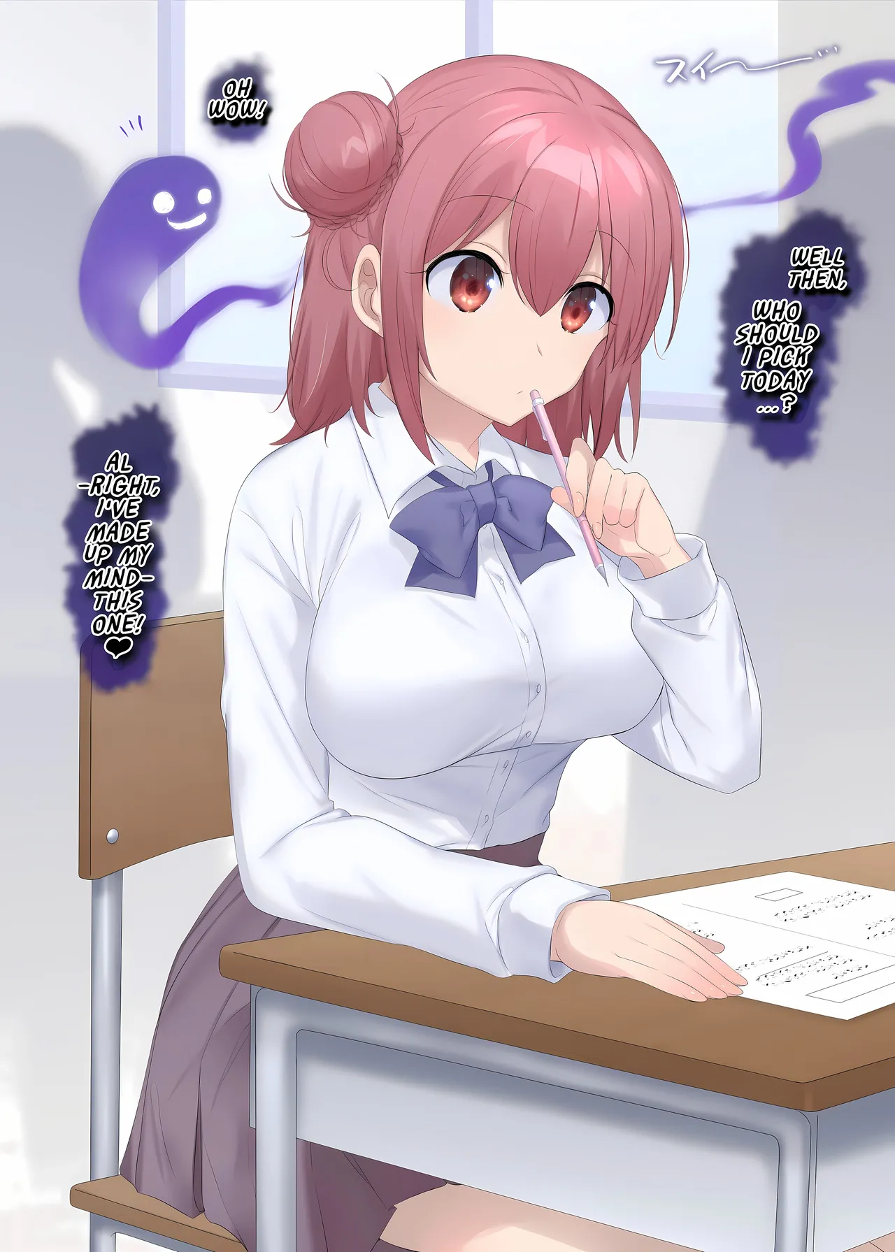 [Hiiragi Popura] Tesuto-chū ni hyōi sareta onna no ko no…♡ | A Girl Who Got Possessed During a Test…♡ (TS sakuhin baraethi pakku! nyotai ka＆ hyouietc…＋α) [English] [Maika] 2eme image