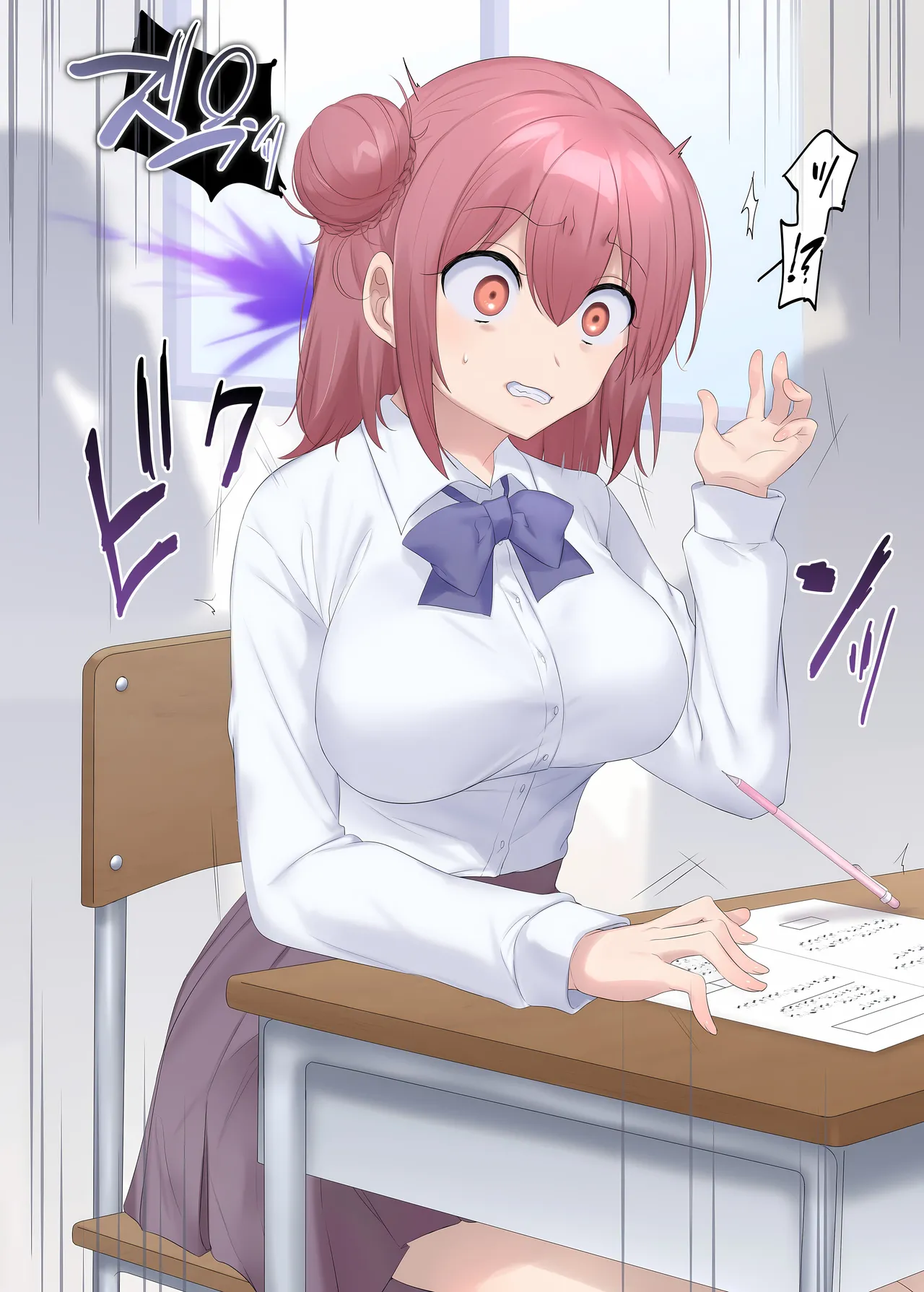 [Hiiragi Popura] Tesuto-chū ni hyōi sareta onna no ko no…♡ | A Girl Who Got Possessed During a Test…♡ (TS sakuhin baraethi pakku! nyotai ka＆ hyouietc…＋α) [English] [Maika] 3eme image