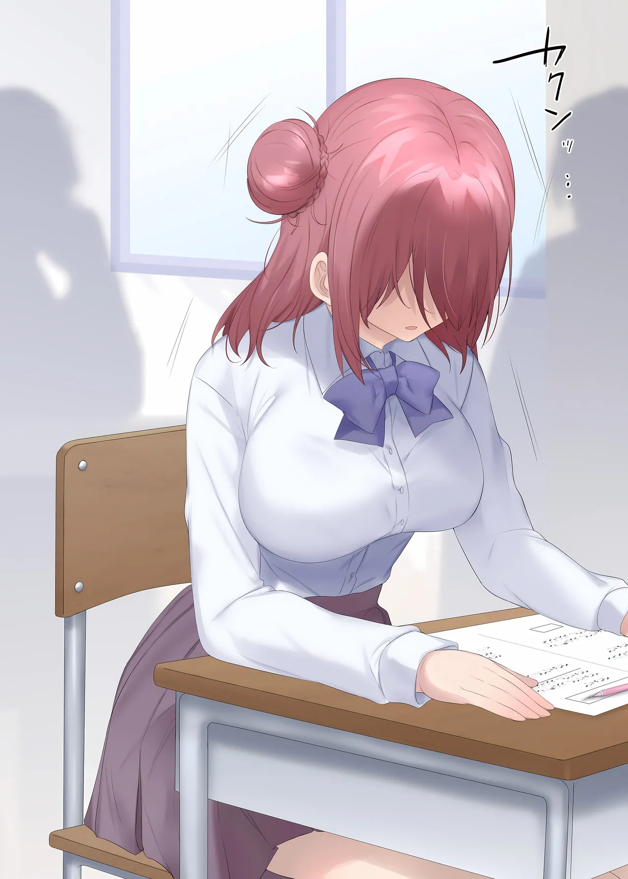 [Hiiragi Popura] Tesuto-chū ni hyōi sareta onna no ko no…♡ | A Girl Who Got Possessed During a Test…♡ (TS sakuhin baraethi pakku! nyotai ka＆ hyouietc…＋α) [English] [Maika] 4eme image