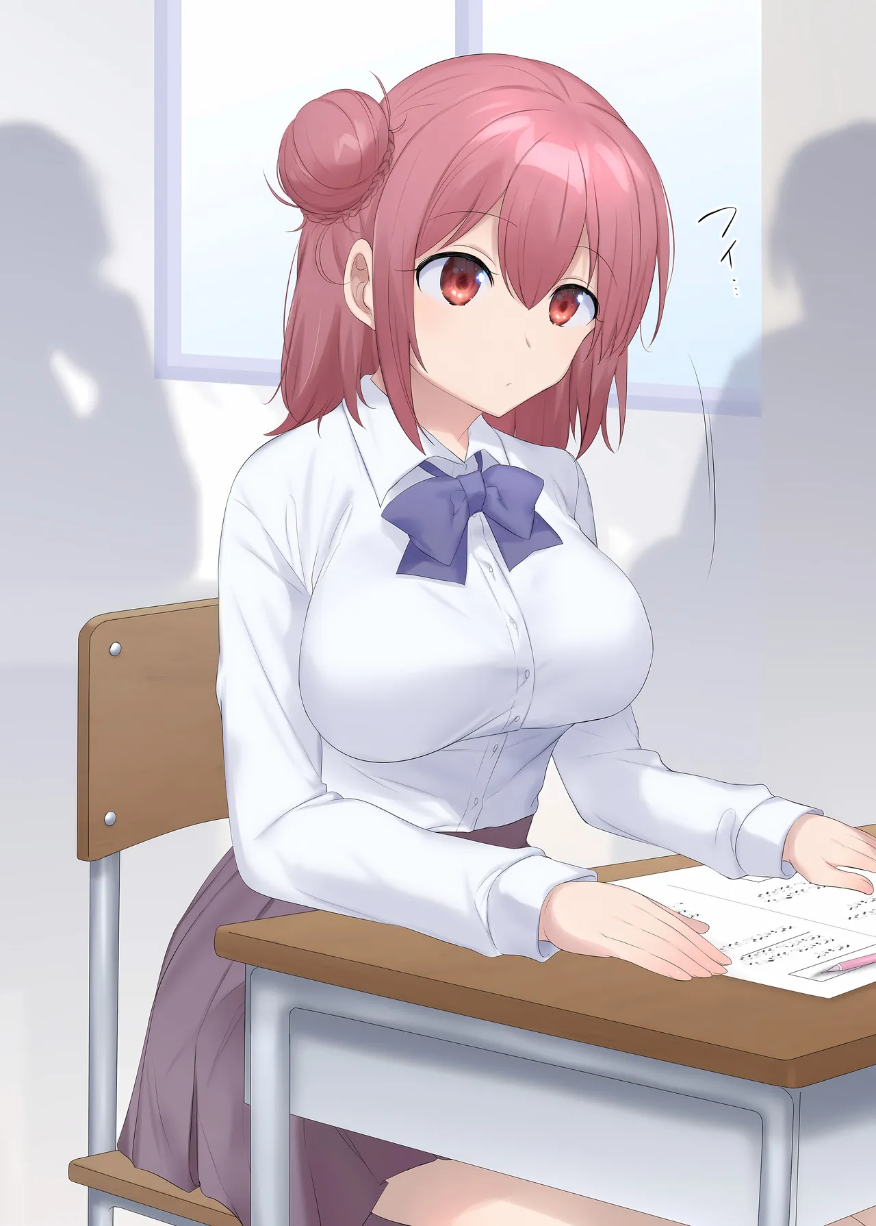 [Hiiragi Popura] Tesuto-chū ni hyōi sareta onna no ko no…♡ | A Girl Who Got Possessed During a Test…♡ (TS sakuhin baraethi pakku! nyotai ka＆ hyouietc…＋α) [English] [Maika] 6eme image