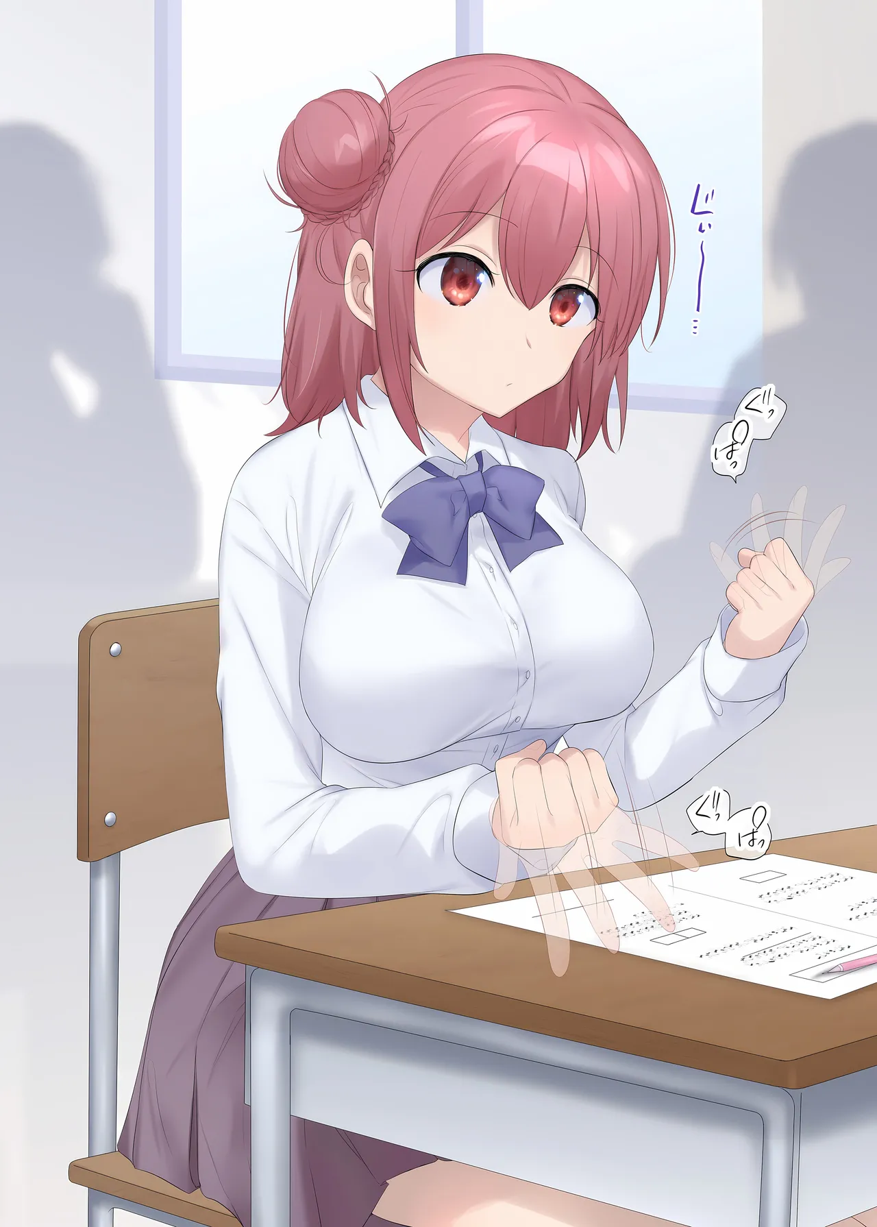 [Hiiragi Popura] Tesuto-chū ni hyōi sareta onna no ko no…♡ | A Girl Who Got Possessed During a Test…♡ (TS sakuhin baraethi pakku! nyotai ka＆ hyouietc…＋α) [English] [Maika] 7eme image