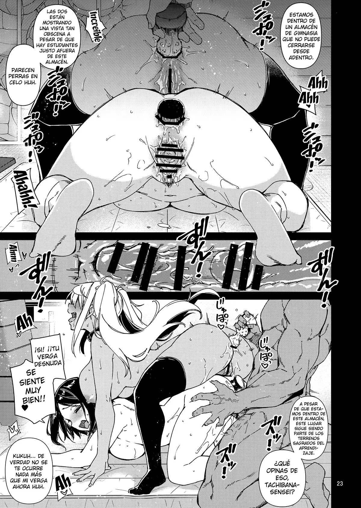 (C97) [CHIBIKKO KINGDOM (Kekocha)] Dumbbell Motenakutemo Daijoubu! (Dumbbell Nan Kilo Moteru?) [Spanish] [L24 Scan] 图片编号 22