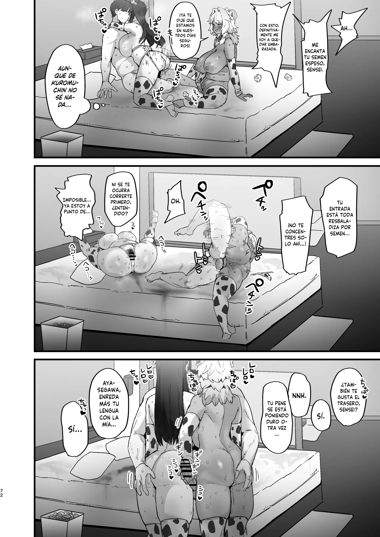 [Hotate Chanpon (Hotate-chan)] Shiro Kuro Lovers｜Amantes en Blanco y Negro [Spanish] [Traducciones MASTER] [Digital] 图片编号 73