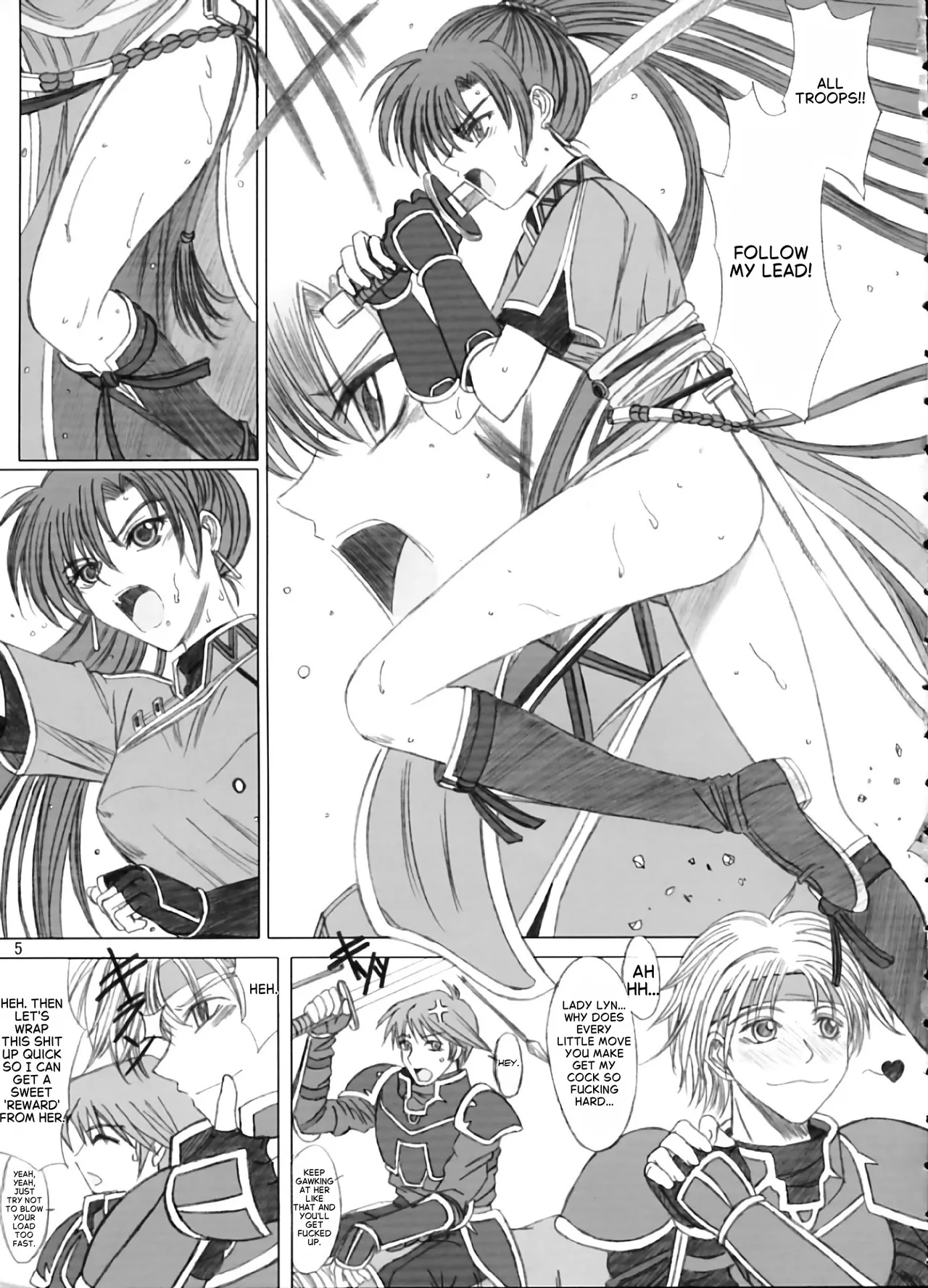 [studio A side B _Lovers_ (Inanaki Shiki)] Love Love Fire!! Vol. 1 (Fire Emblem_ Rekka no Ken) [English] imagen número 3