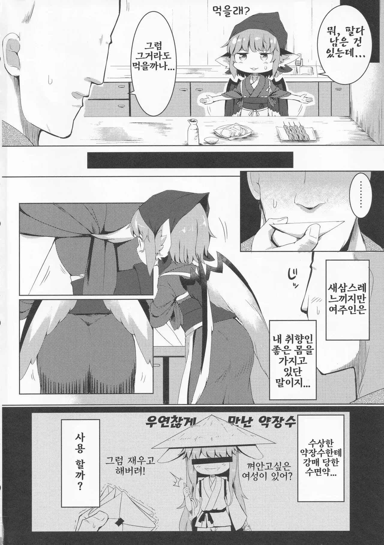 (Reitaisai 19) [Ramen Rice (Razy)] Nemuru Yosuzume Ato o Nigosareru (Touhou Project) [Korean] [미필 파시스트] numero di immagine  4