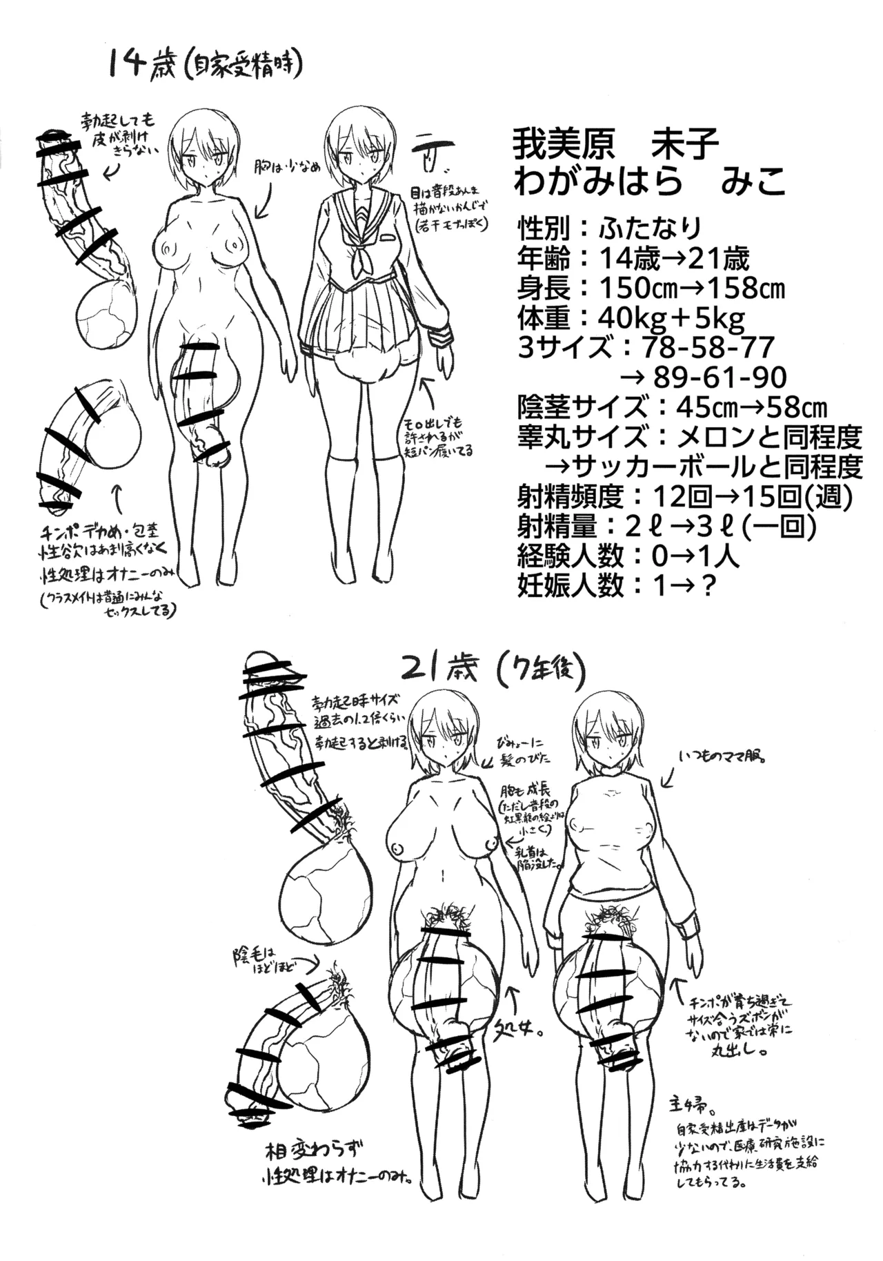 (Futaket 35) [Niziryu Dark Side (Niji Kokuryuu)] Doppel-Family: Jika Jusei de Unda Musume ni Harama sareru Hanashi ~ 图片编号 32