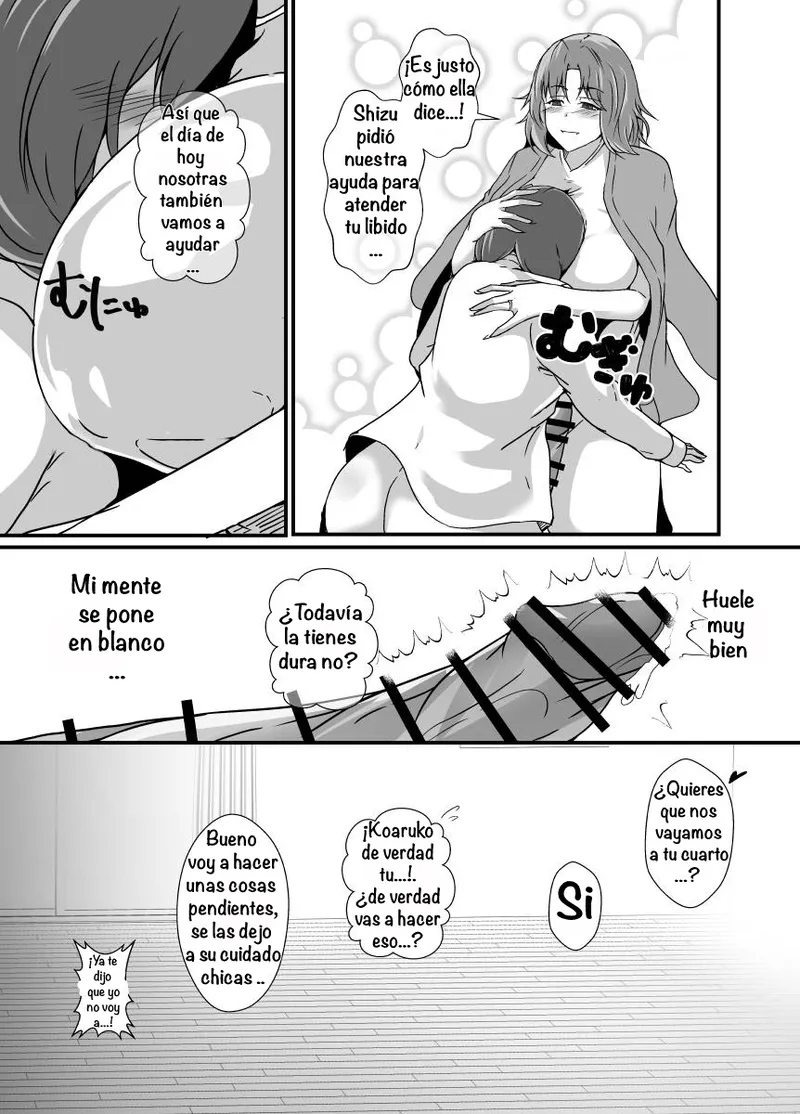 [Lilium Kyouwakoku (Shimakawa)] Musume ga Futanari Zetsurin nanode Mamatomo ni Seishori o Tetsudatte Morau ︱ My Daughter Is An Insatiable Dickchick, So I Asked My Fellow Mother Friends For Some Help [Spanish] [Amaterasu] 画像番号 12