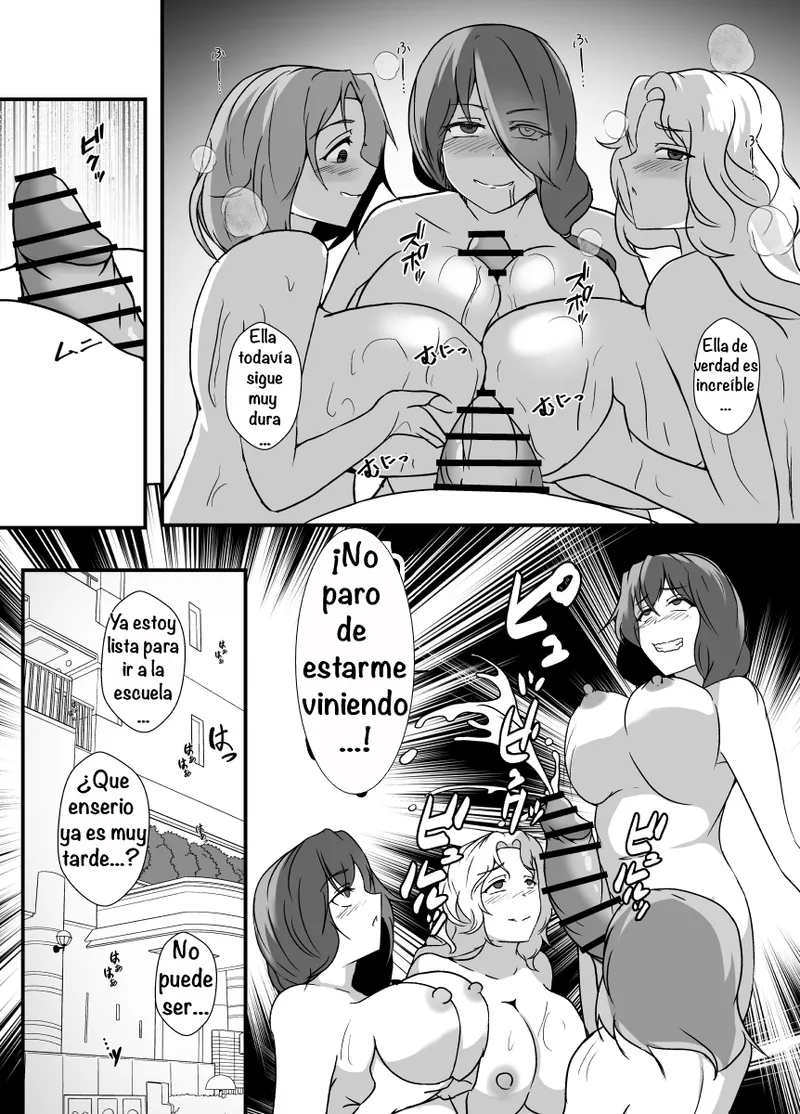 [Lilium Kyouwakoku (Shimakawa)] Musume ga Futanari Zetsurin nanode Mamatomo ni Seishori o Tetsudatte Morau ︱ My Daughter Is An Insatiable Dickchick, So I Asked My Fellow Mother Friends For Some Help [Spanish] [Amaterasu] 画像番号 60