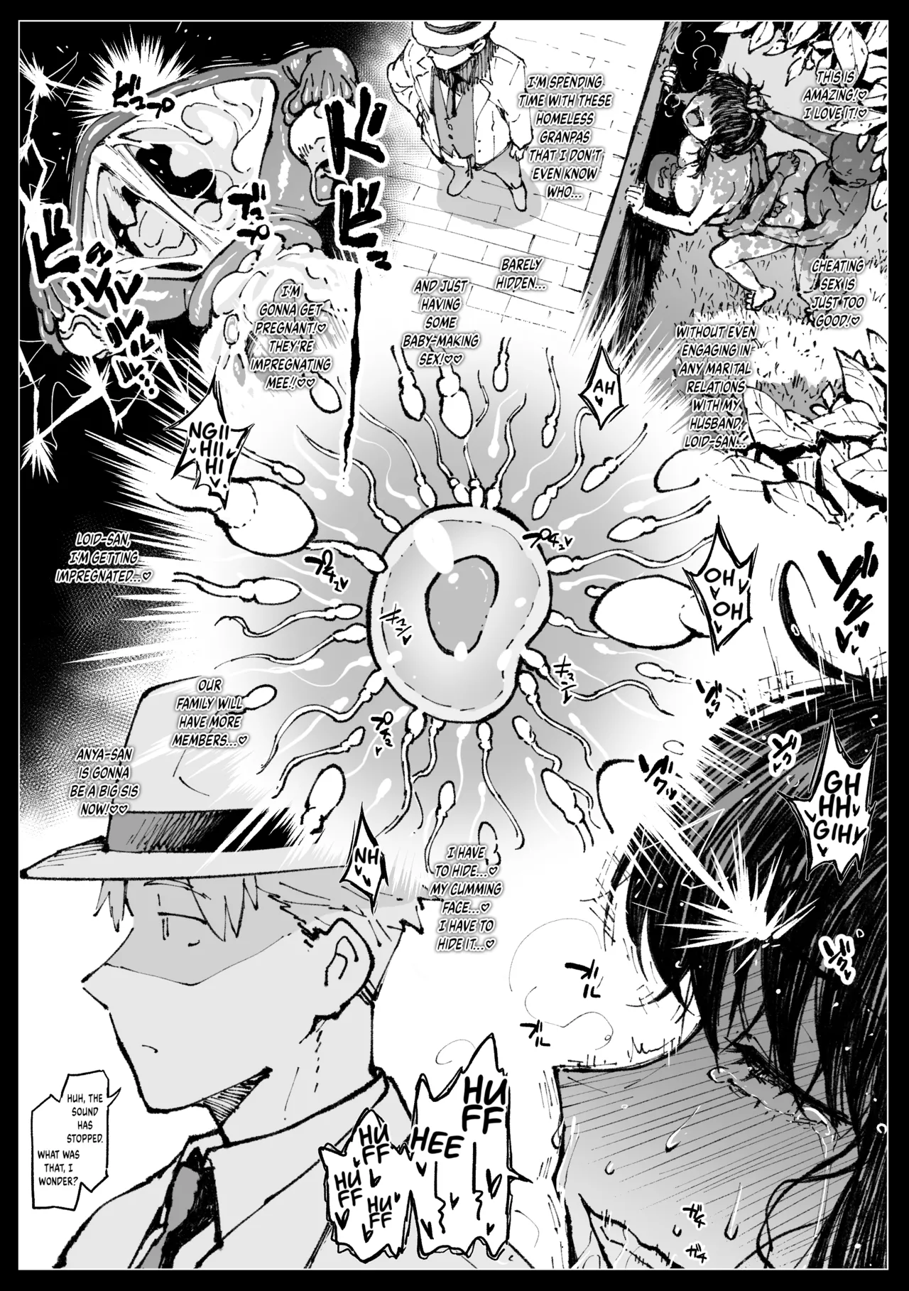 [Ahemaru] Yor Gets Caught By A Bunch Of Homeless Old Men 画像番号 11