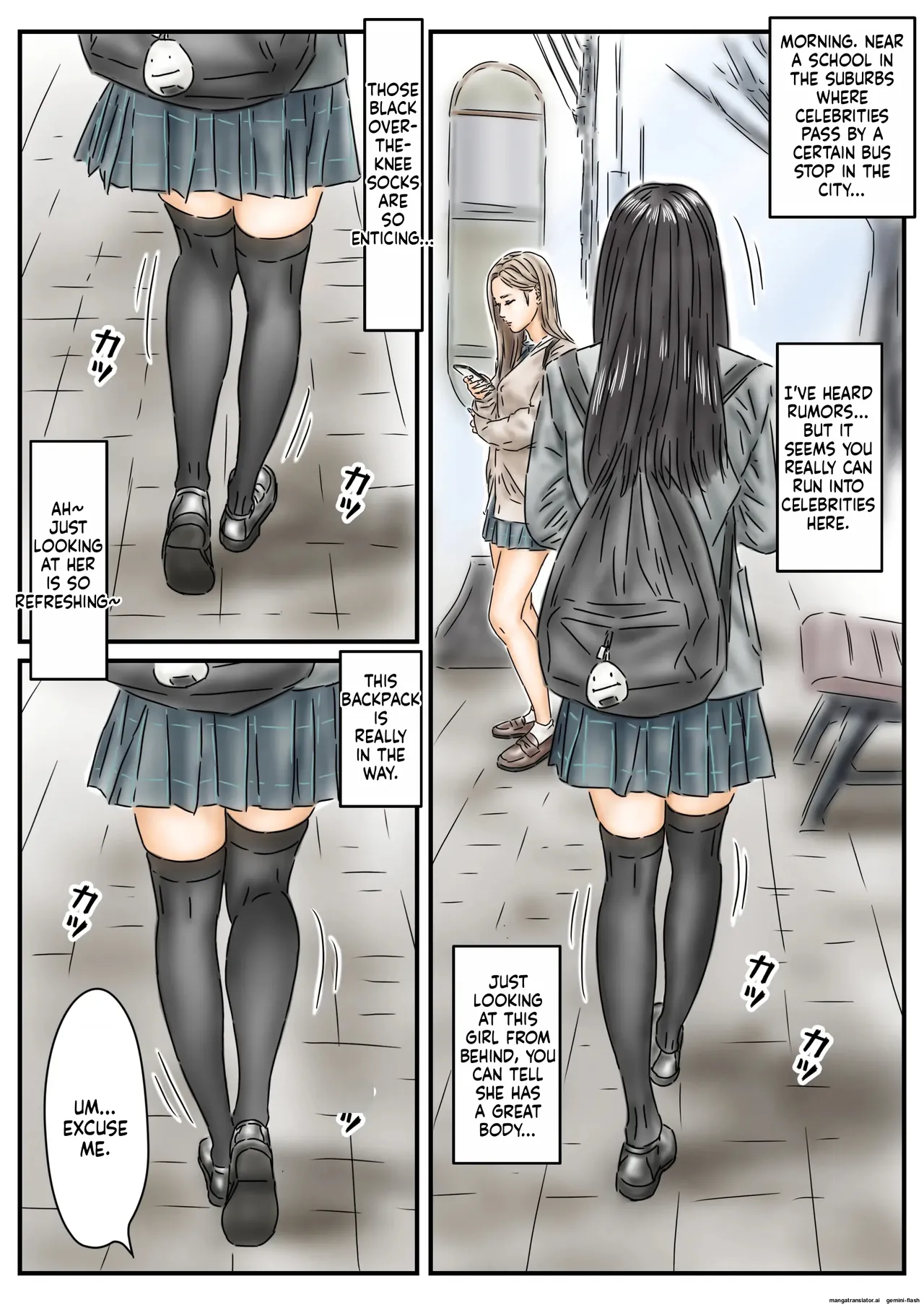 [Furuisuemi] Hypnotic Onahole: Raping a Virgin Idol and a Gal Model on Their Way to School изображение № 2
