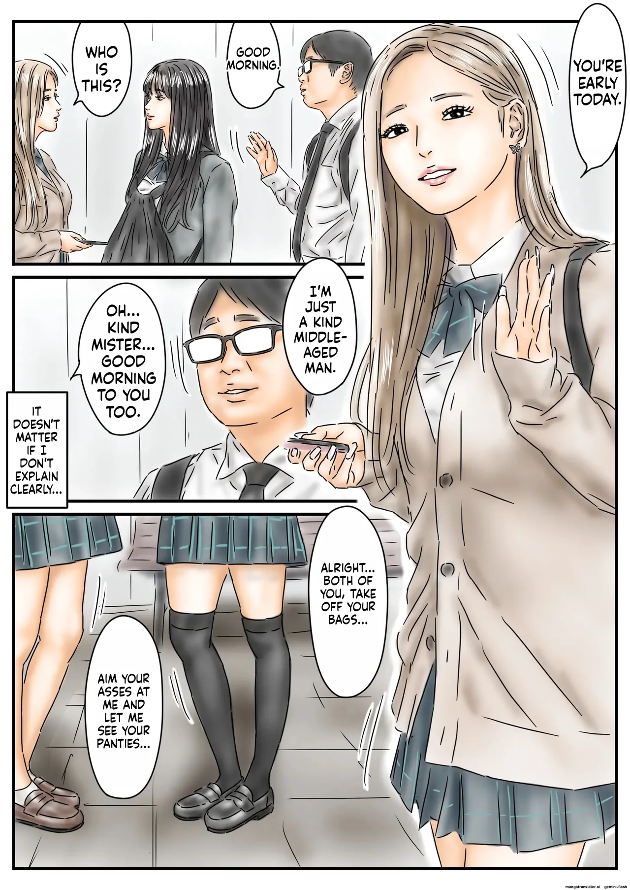 [Furuisuemi] Hypnotic Onahole: Raping a Virgin Idol and a Gal Model on Their Way to School изображение № 5