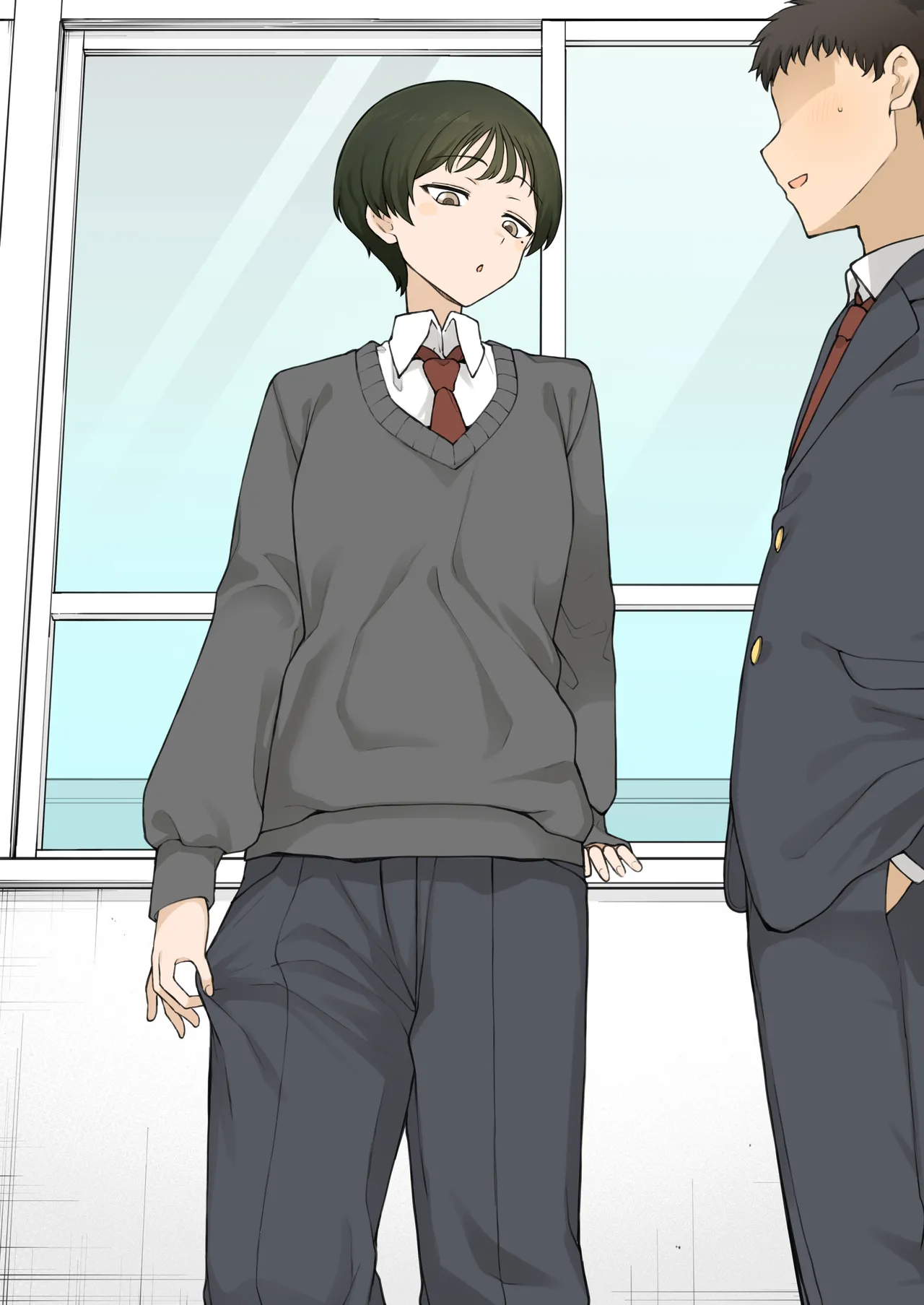 [Terasu MC]My childhood friend, who had always preferred slacks, suddenly changed her mind one day... [Original] Bildnummer 12