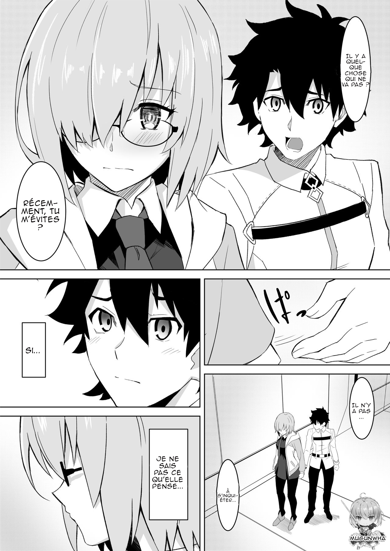 (C96) [Jyuu Sensya Usagitai (Takano Tomohiro)] Mash Was Jealousy | Mash était jalouse (Fate/Grand Order) [French] [Northface] 画像番号 3