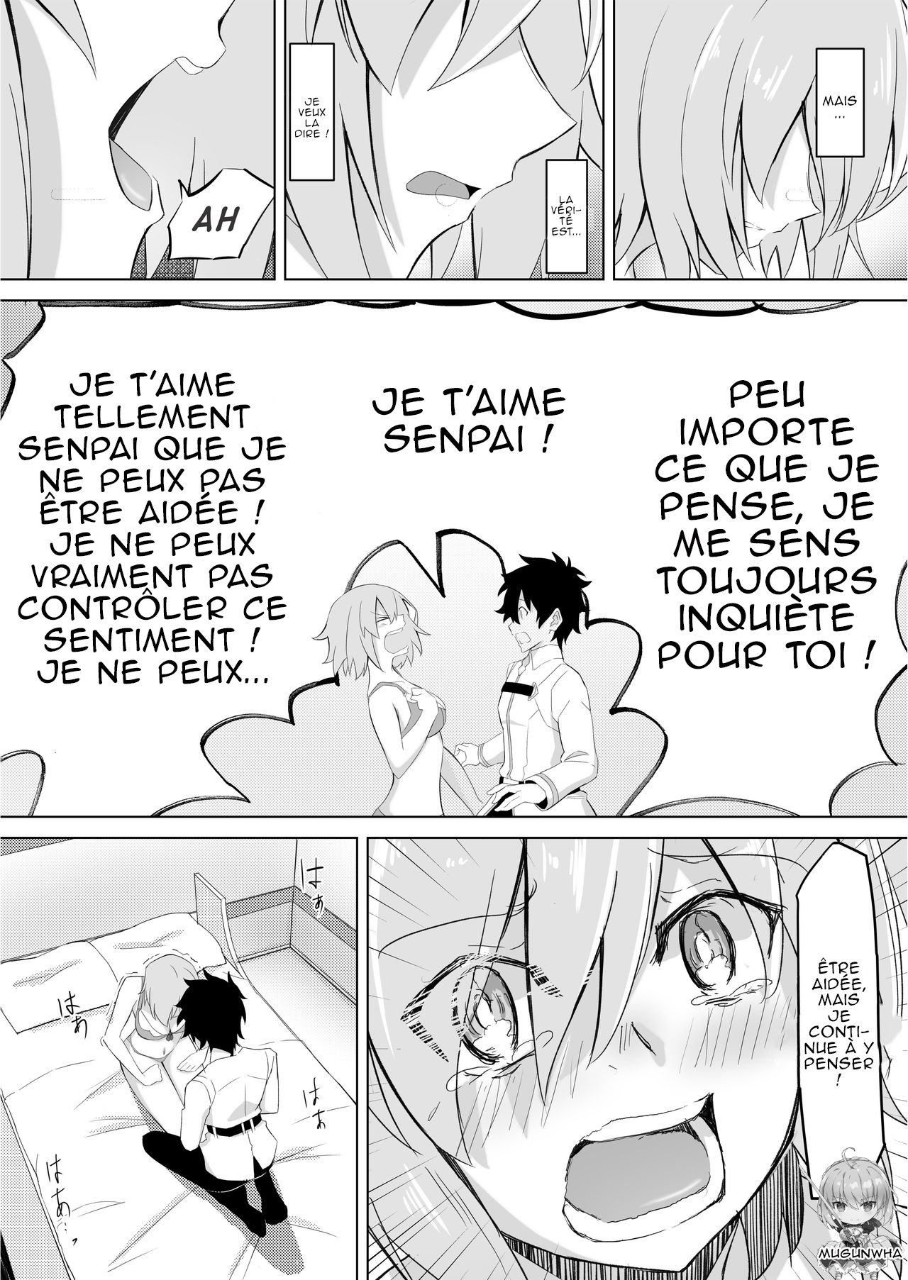 (C96) [Jyuu Sensya Usagitai (Takano Tomohiro)] Mash Was Jealousy | Mash était jalouse (Fate/Grand Order) [French] [Northface] 画像番号 10